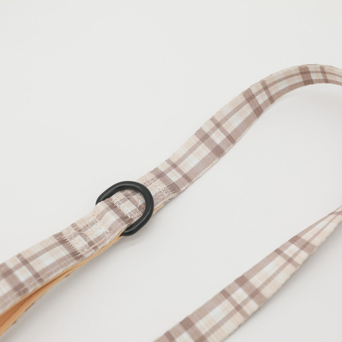 London Fog Cream Plaid Dog Leash
