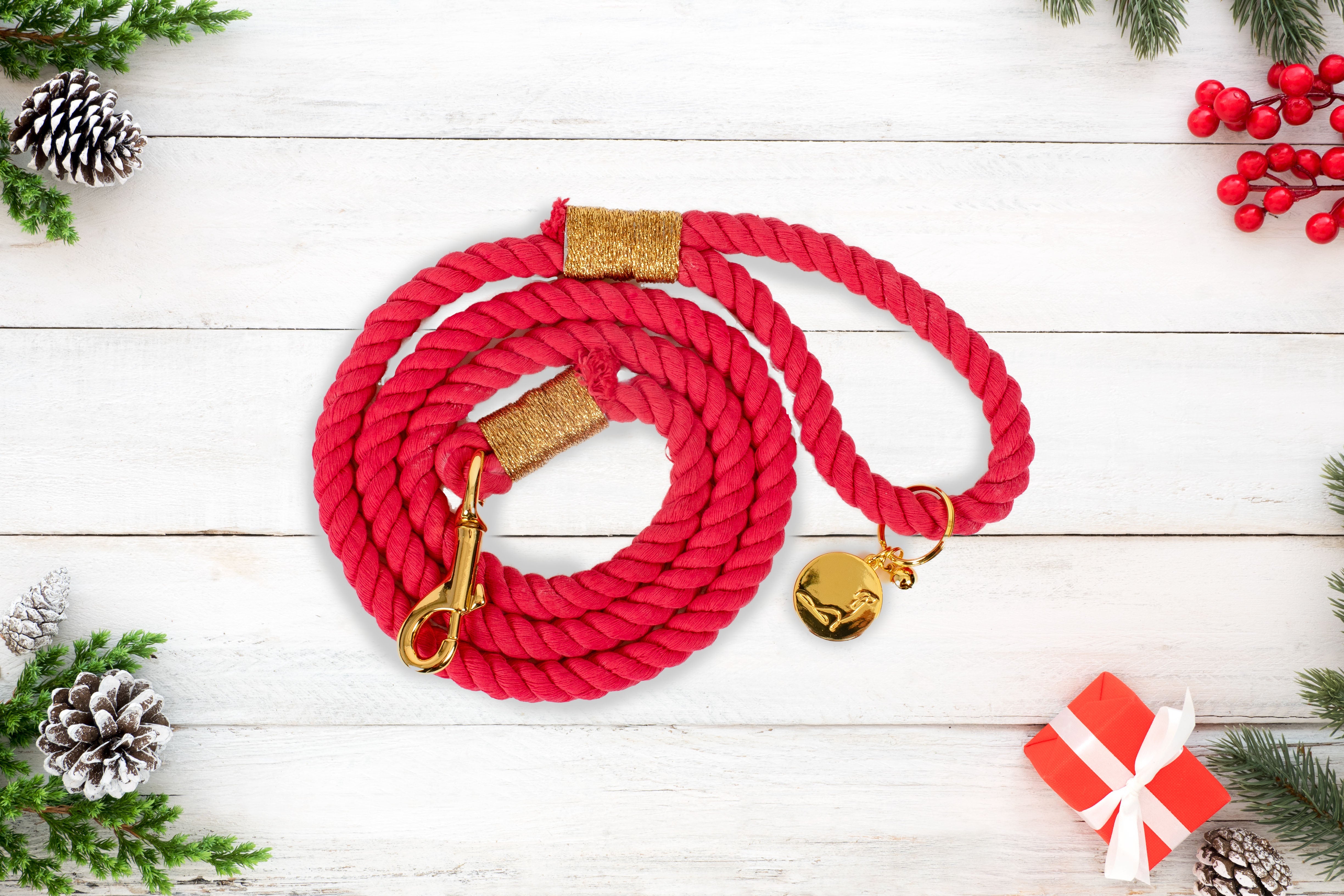 IMPERFECT ROPE LEASH - MISTLETOE