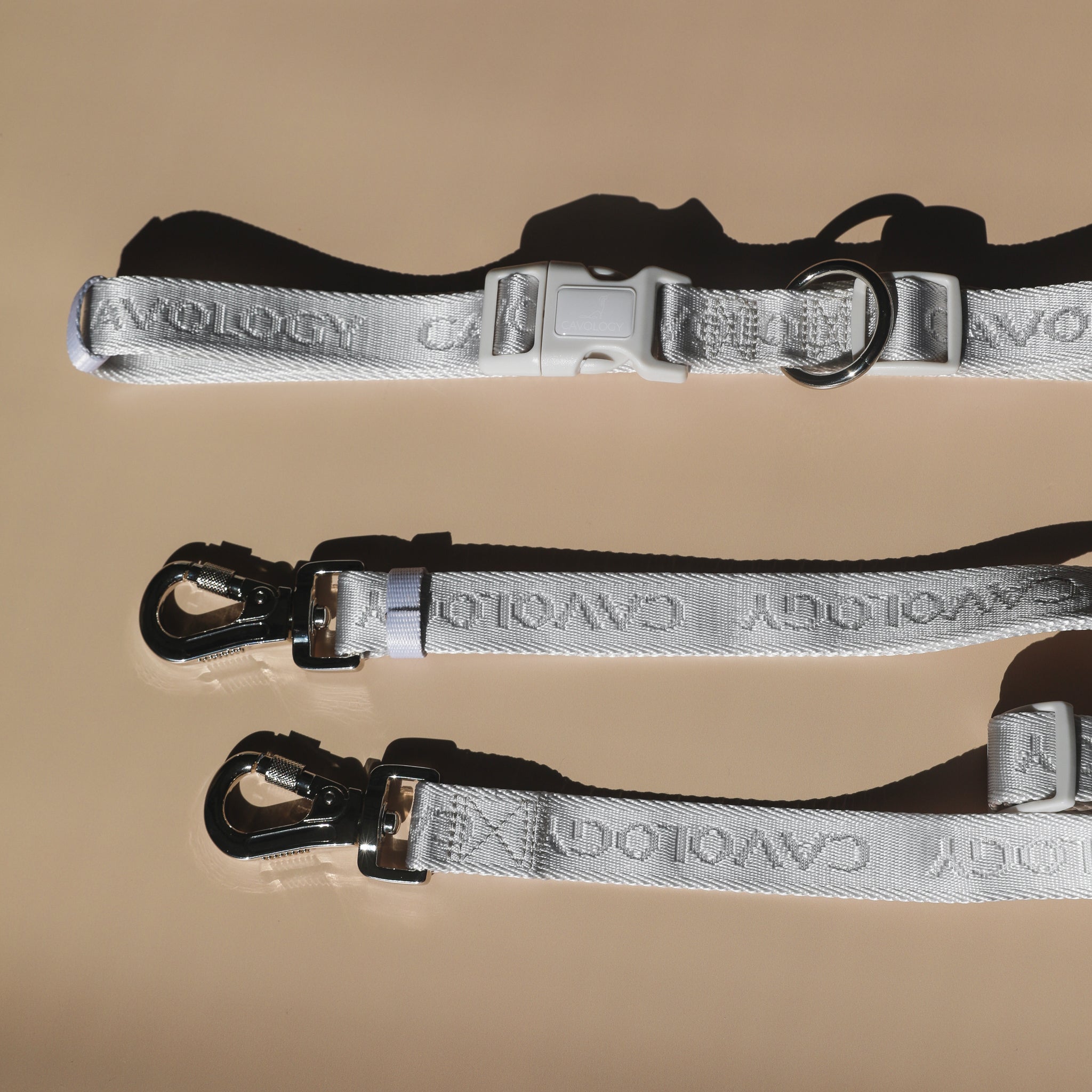 4-in-1 Hands-Free Dog Leash GREY | Convertible Waist & Crossbody Walking Leash for Dog Parents