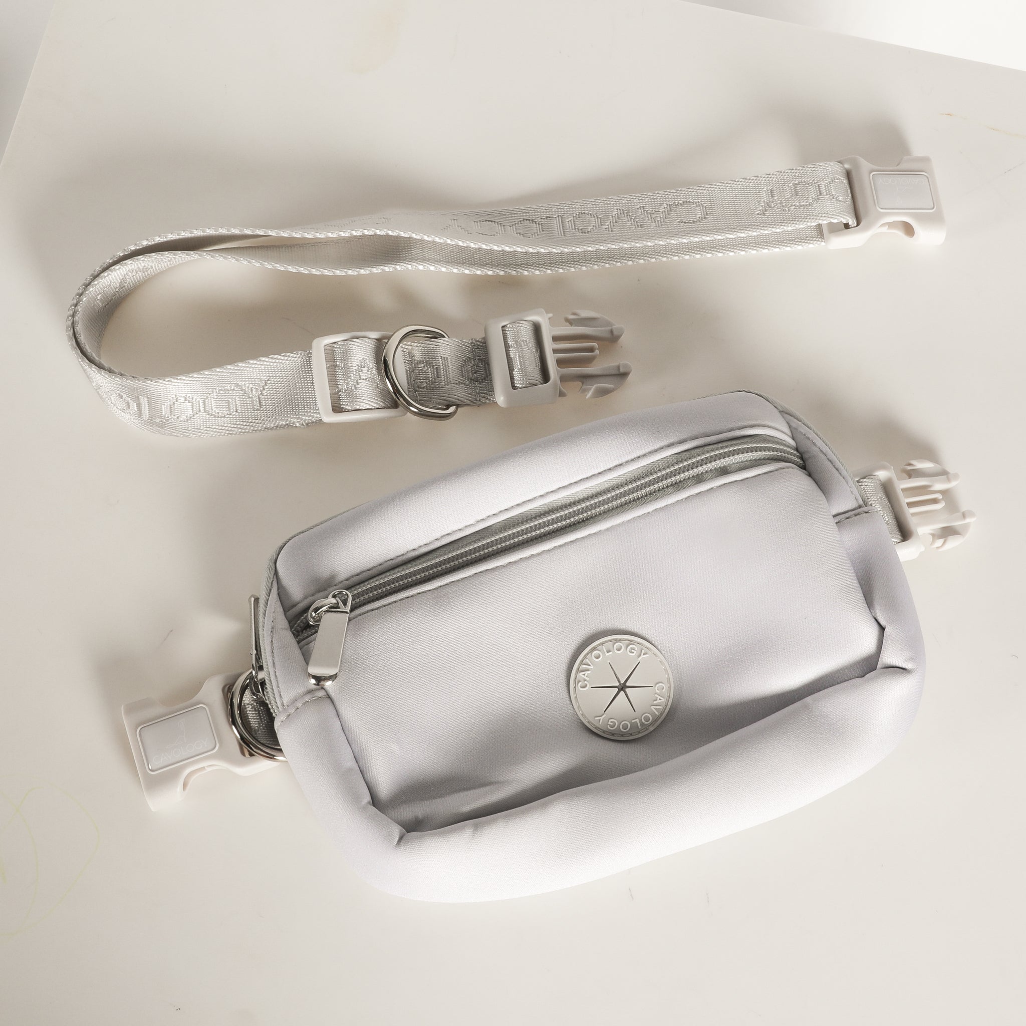 DOG MOM BAG FANNY PACK - Grey