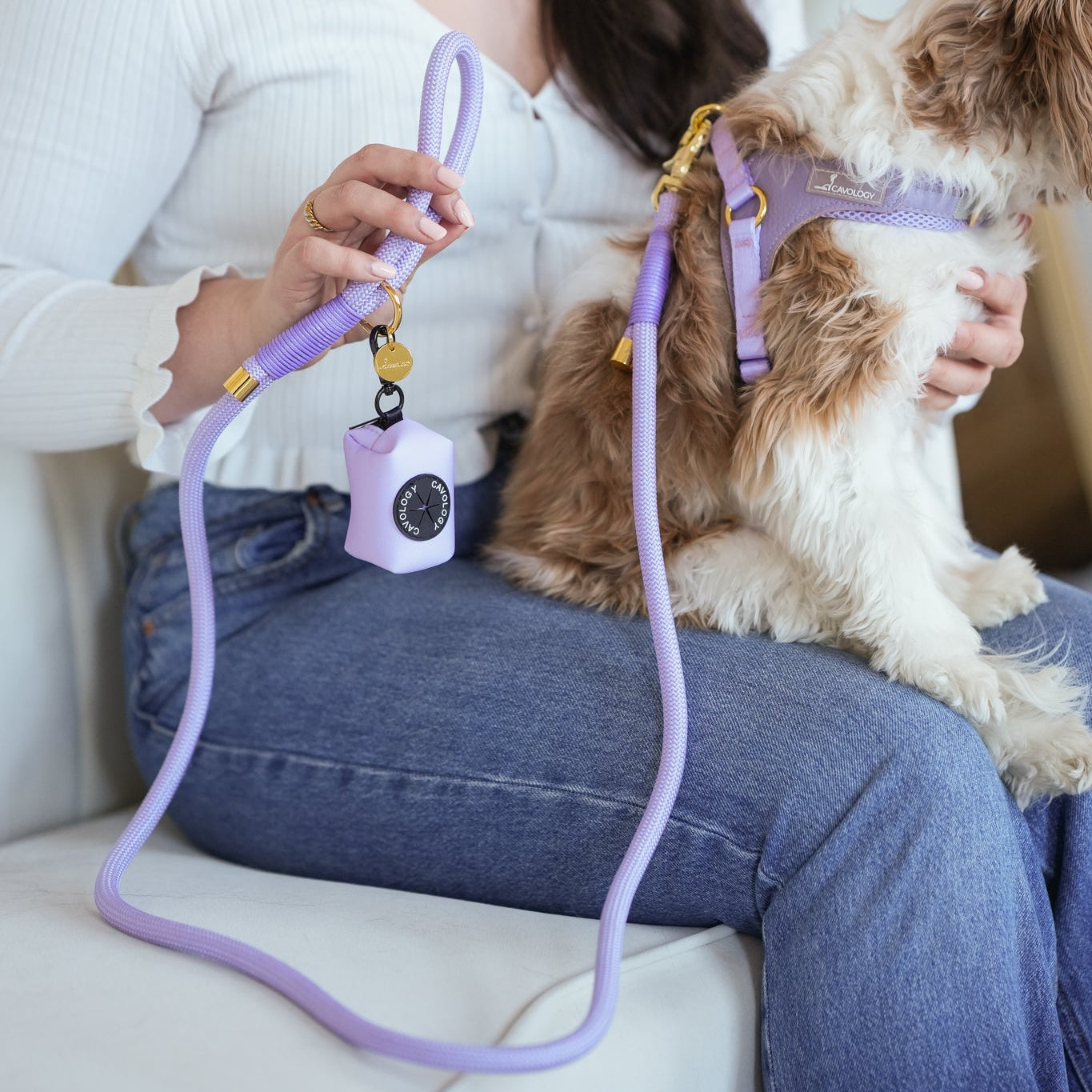 BUNDLE - EASY-O STEP IN HARNESS LAVENDER