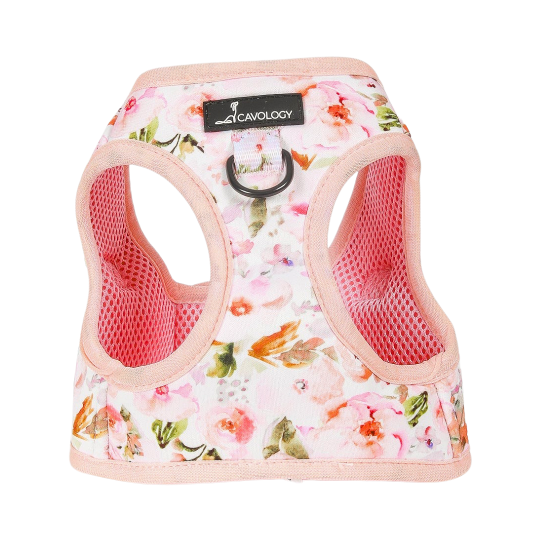 VEST STEP IN HARNESS - Pink Florals Kyoto