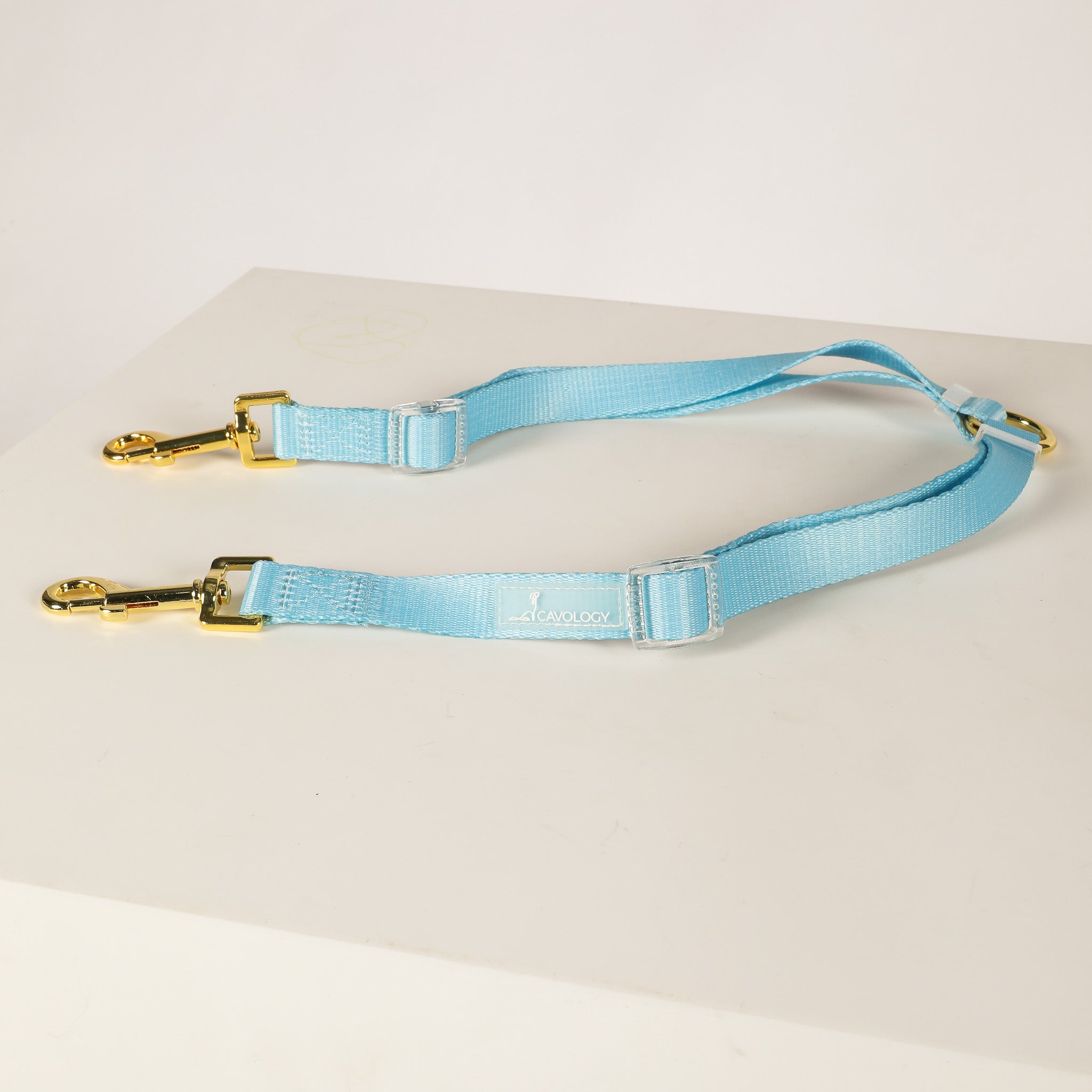 DOG LEASH COUPLER SPLITTER - BLUE