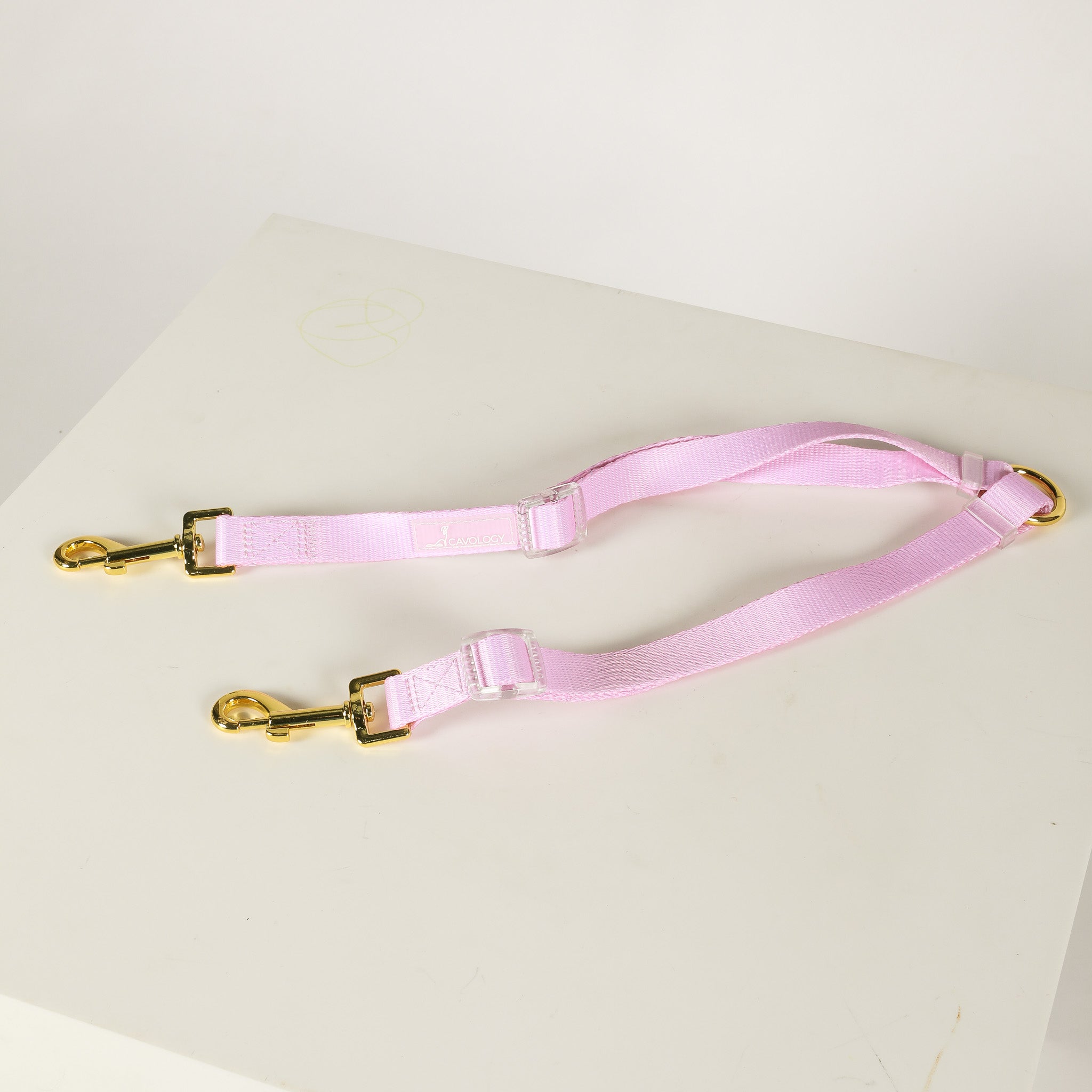 DOG LEASH COUPLER SPLITTER PINK