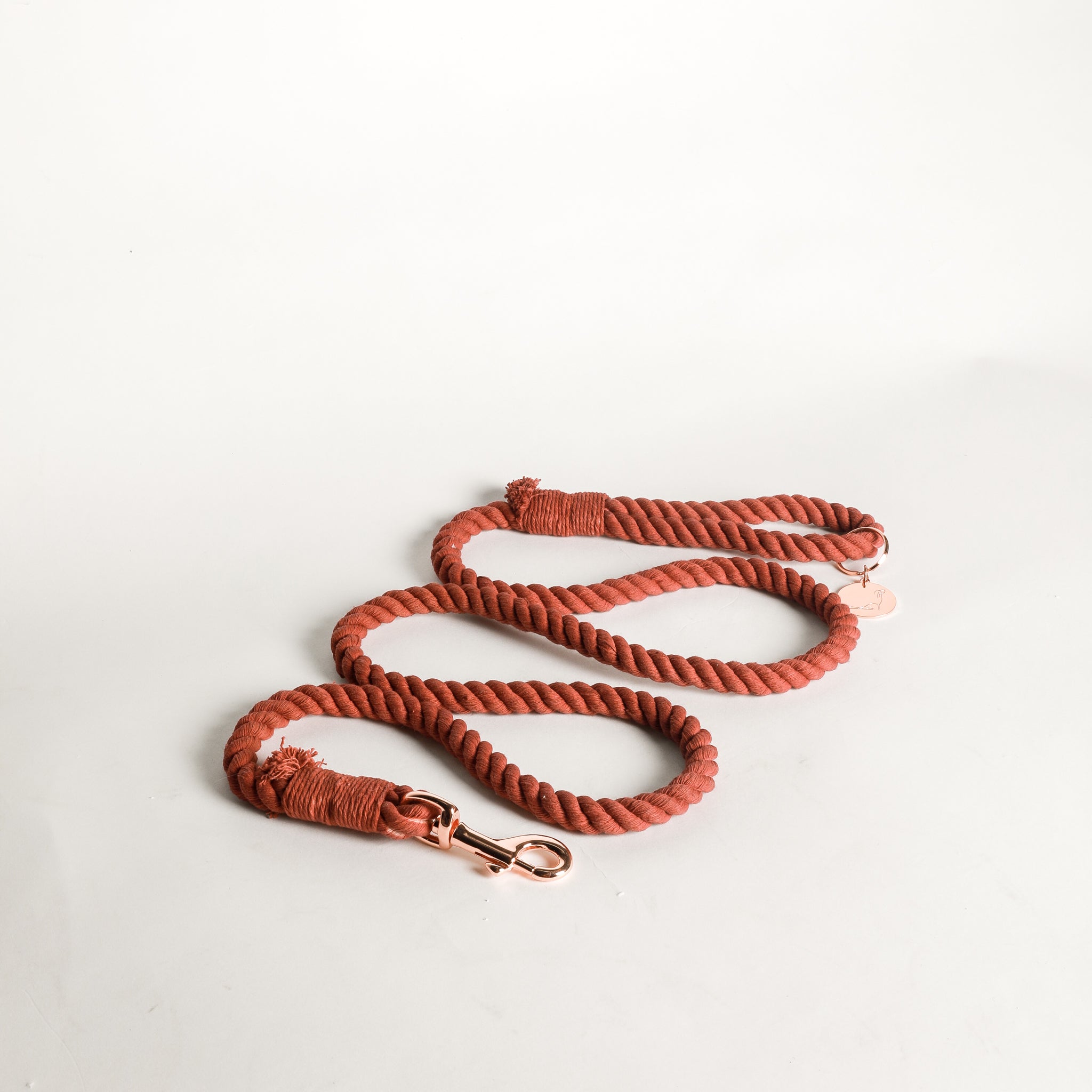 DOG ROPE LEASH - Terracotta
