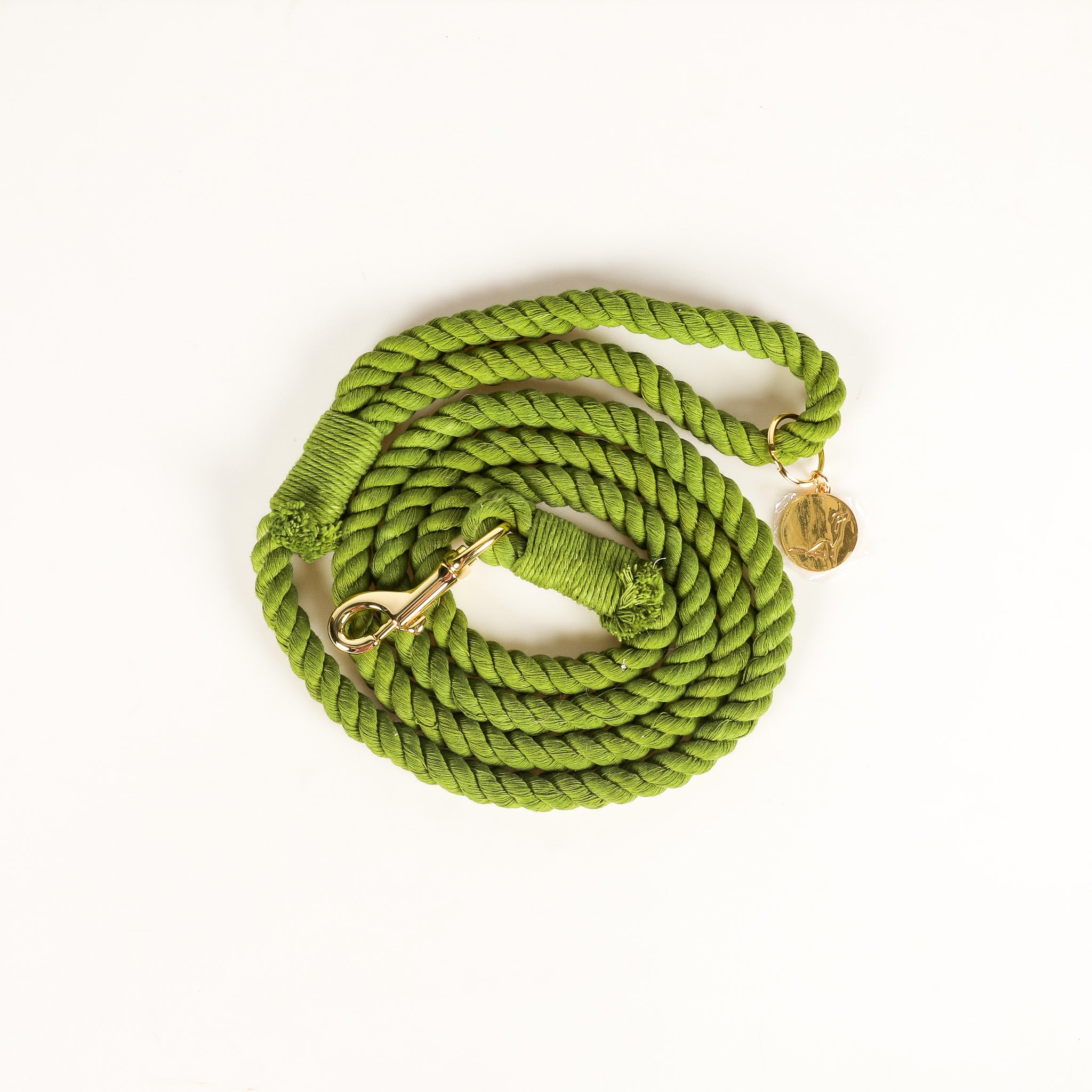 ROPE LEASH - Leaf Green