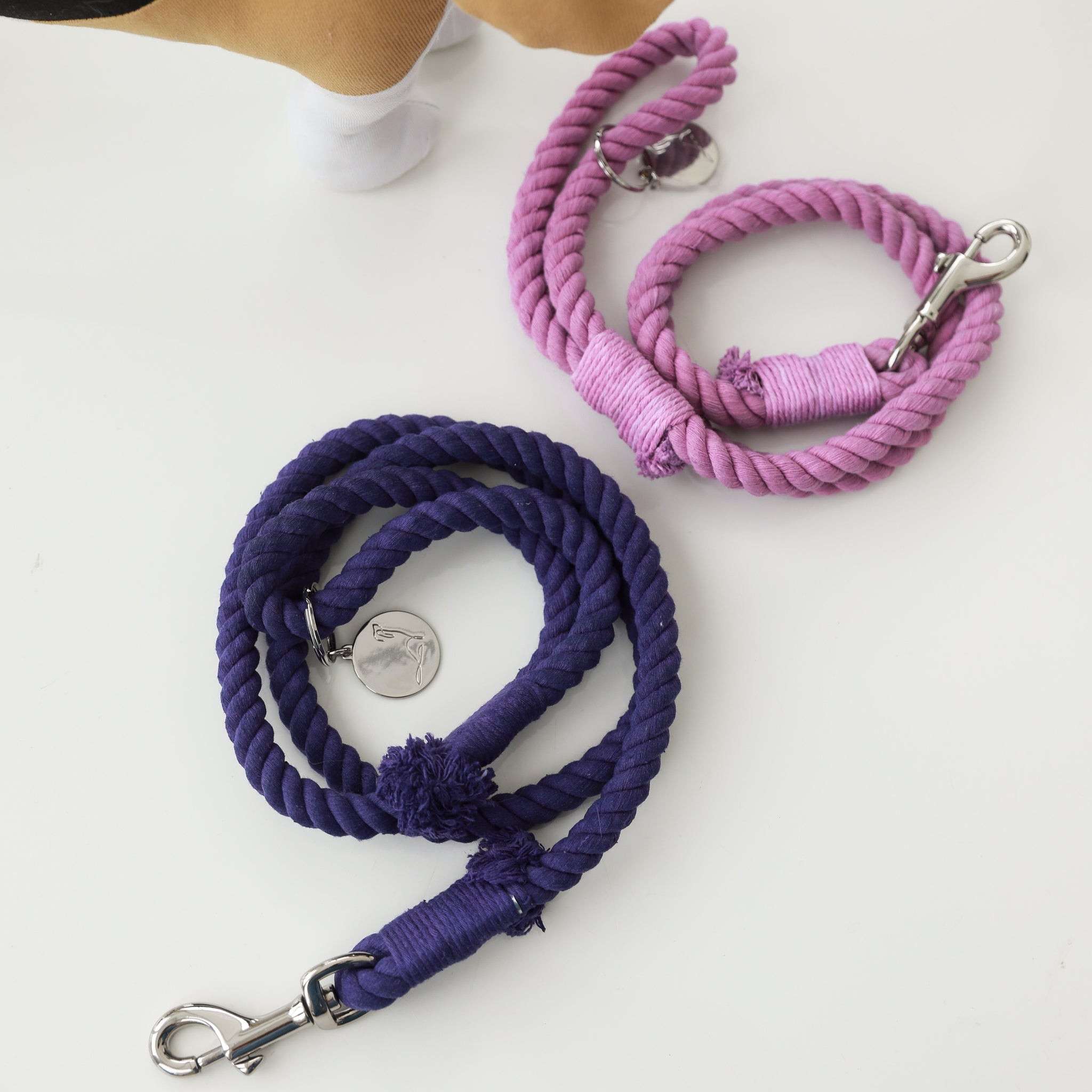 ROPE LEASH - Amethyst