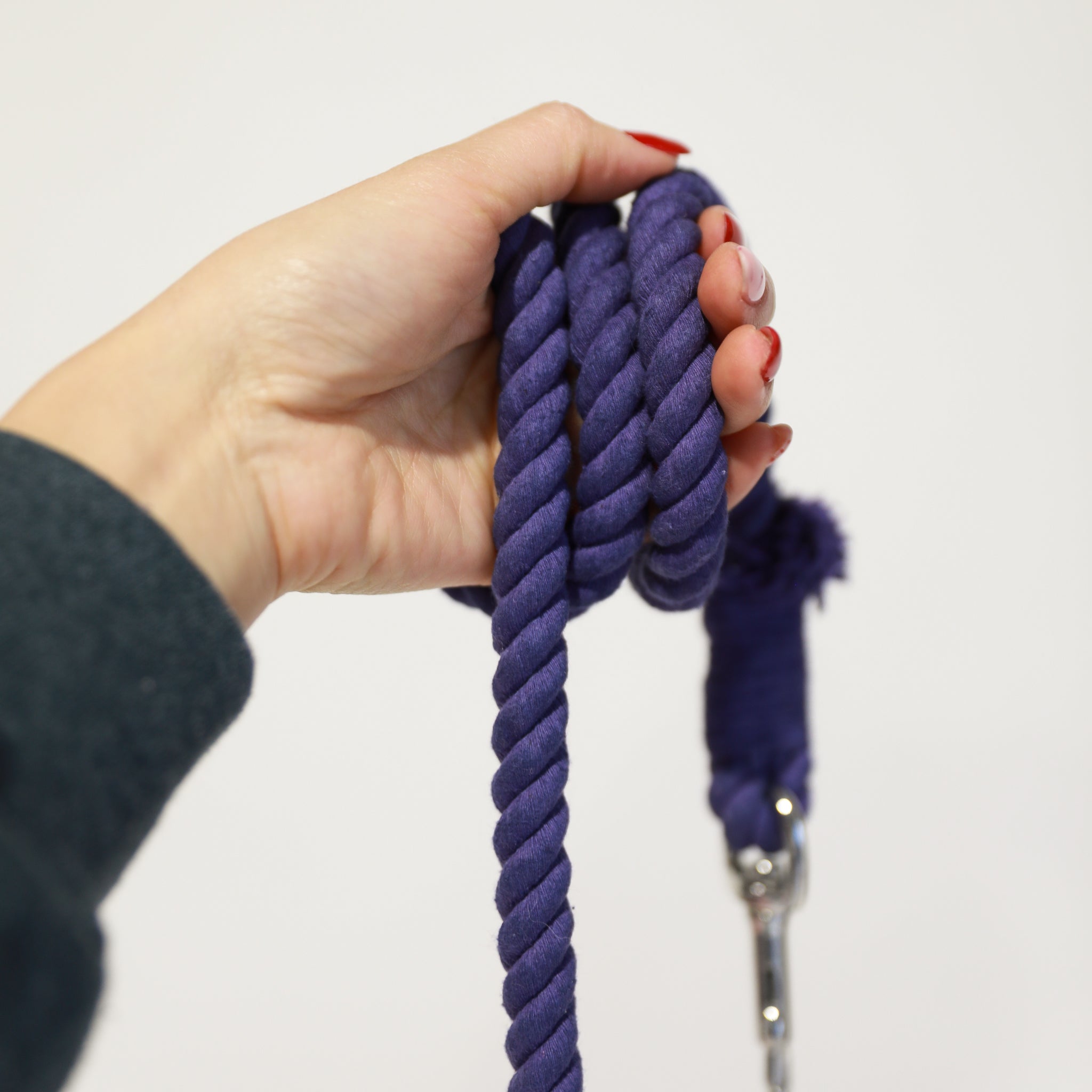 ROPE LEASH - Amethyst