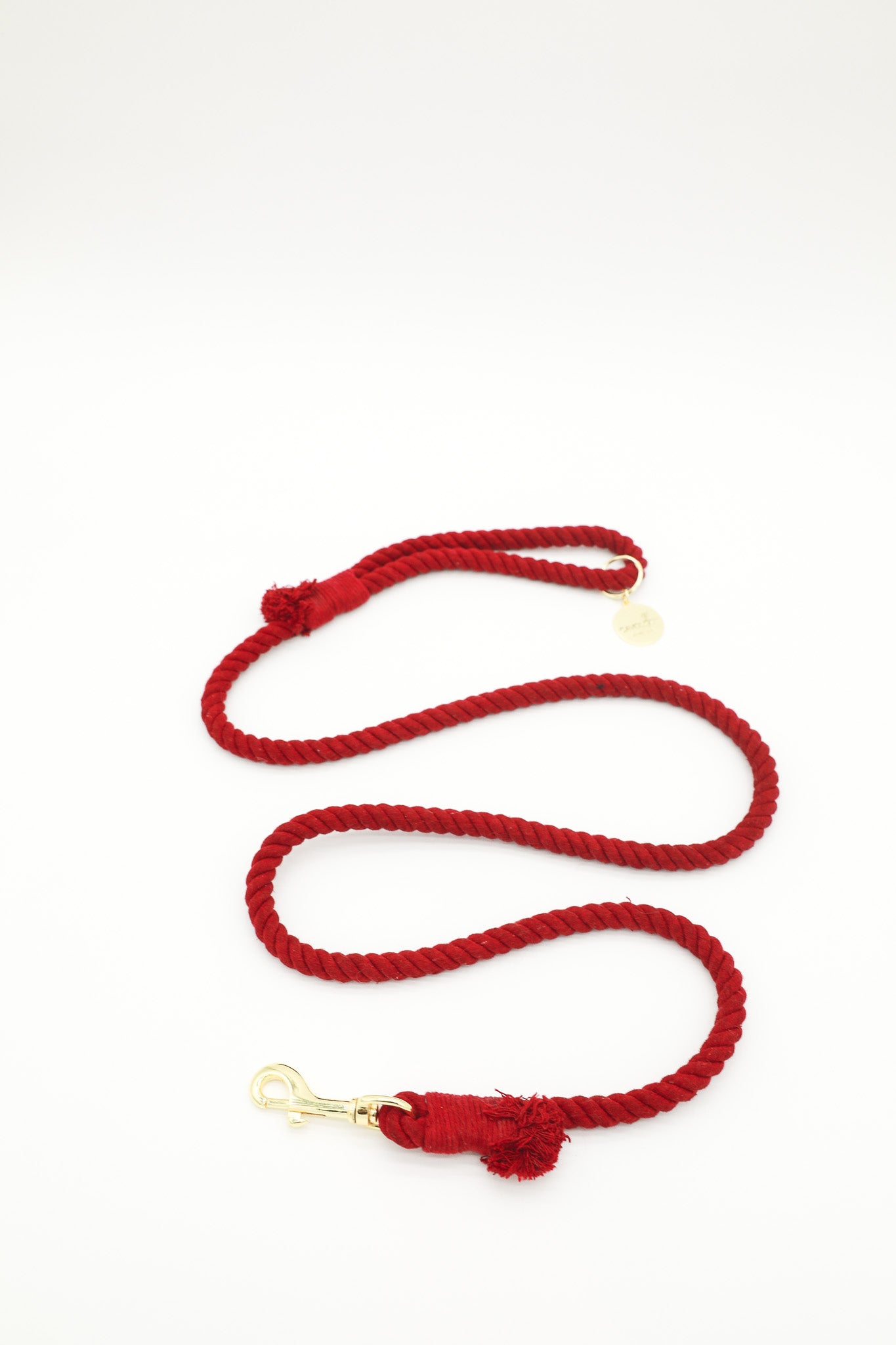 ROPE LEASH - Crimson Red
