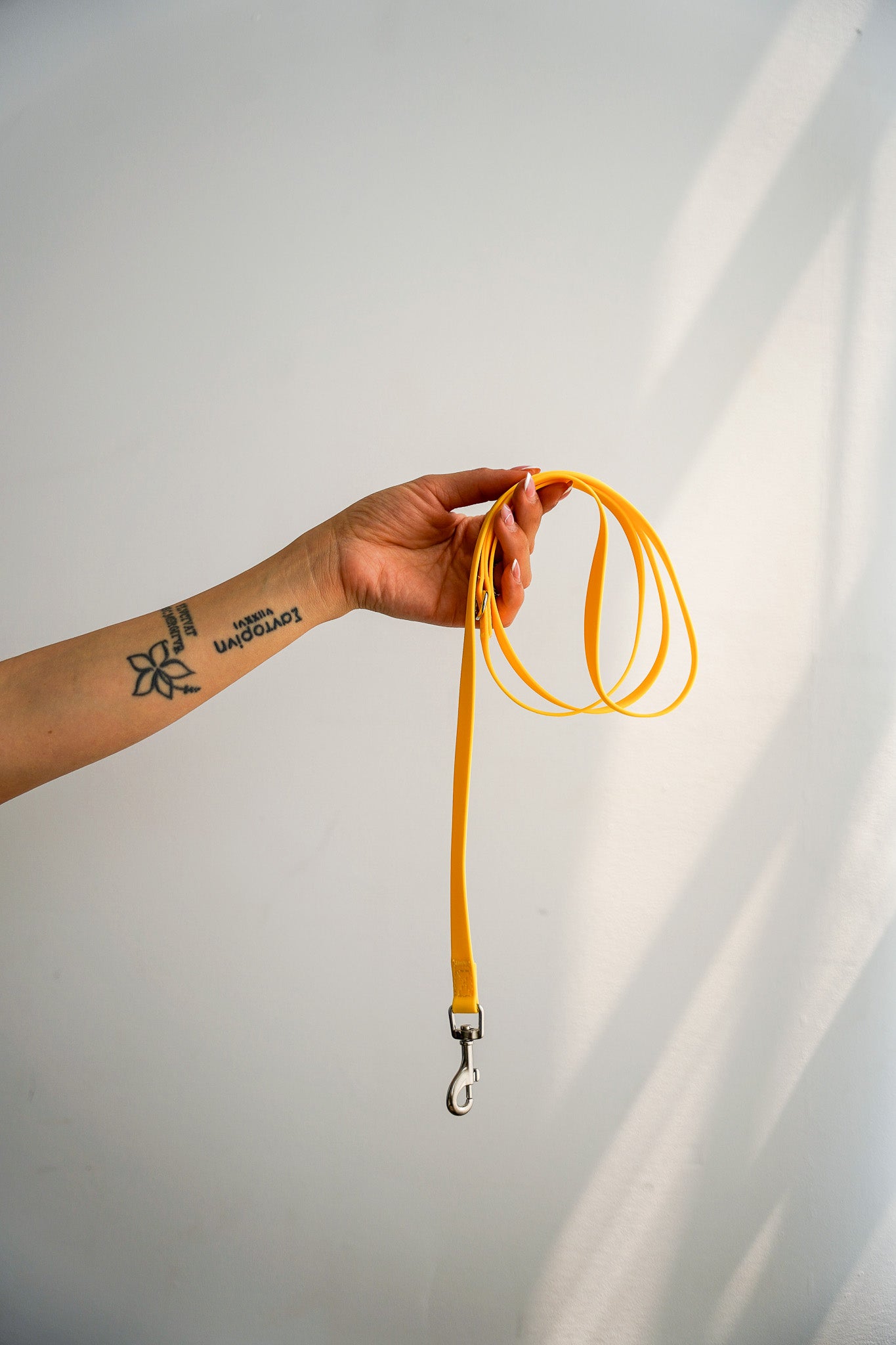 DOG LEASH TRAINING PUPPY YELLOW PVC