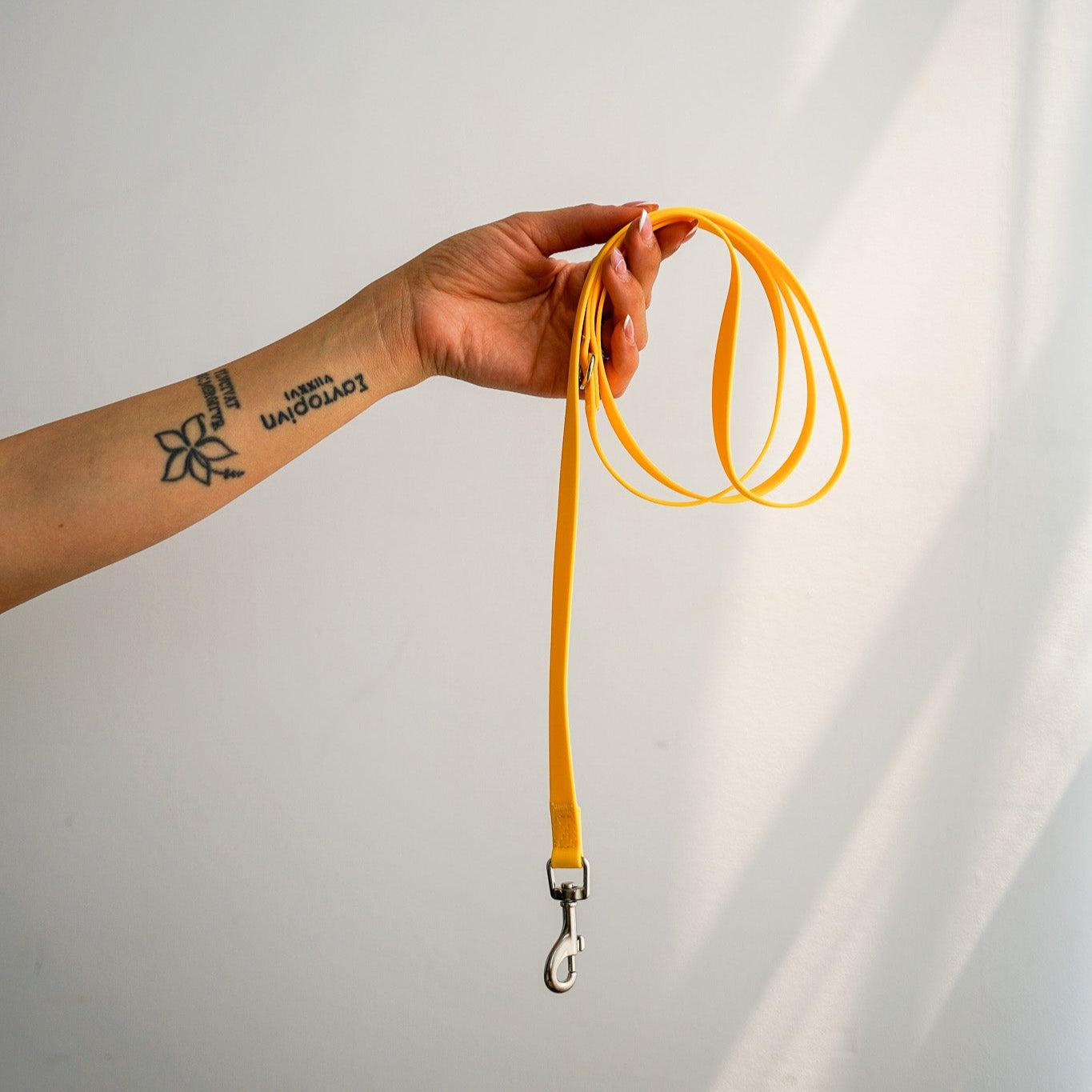 DOG LEASH TRAINING PUPPY YELLOW PVC