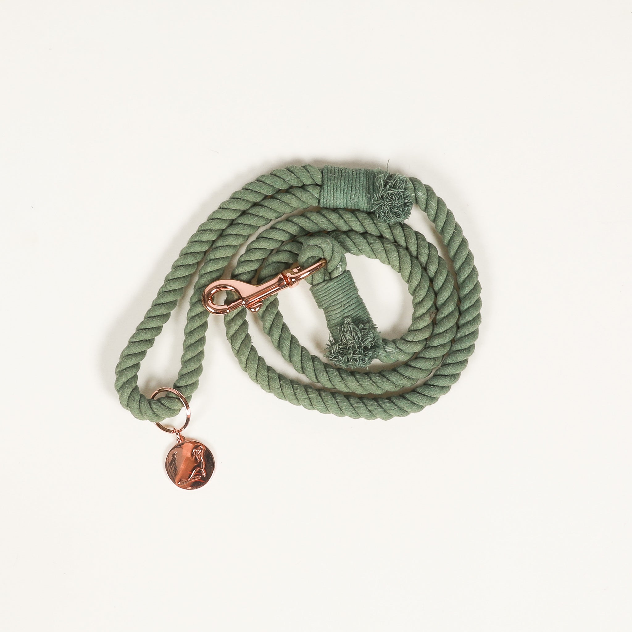 IMPERFECT ROPE LEASH - Sage Green