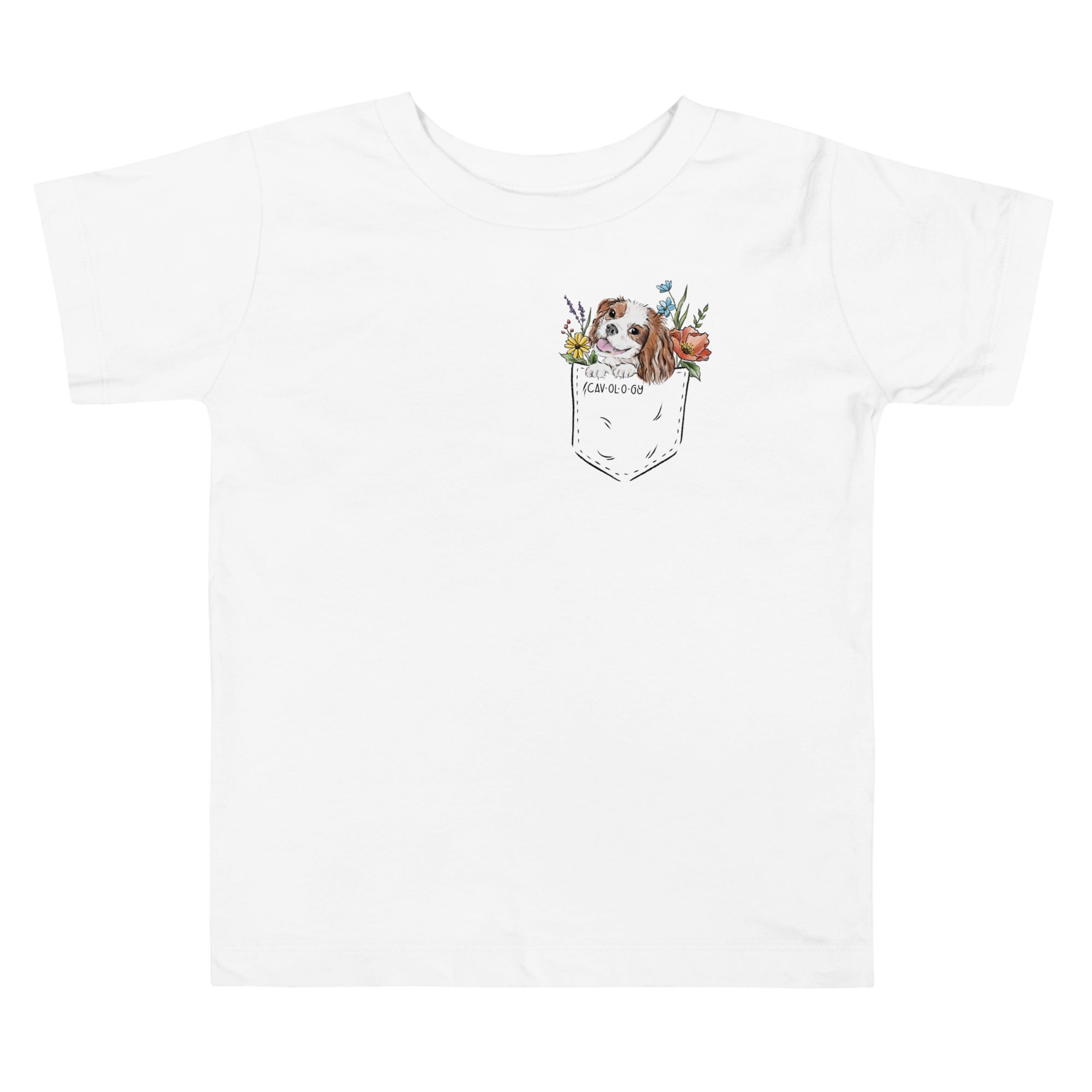 CAV IN POCKET BLENHEIM WHITE Toddler Short Sleeve Tee