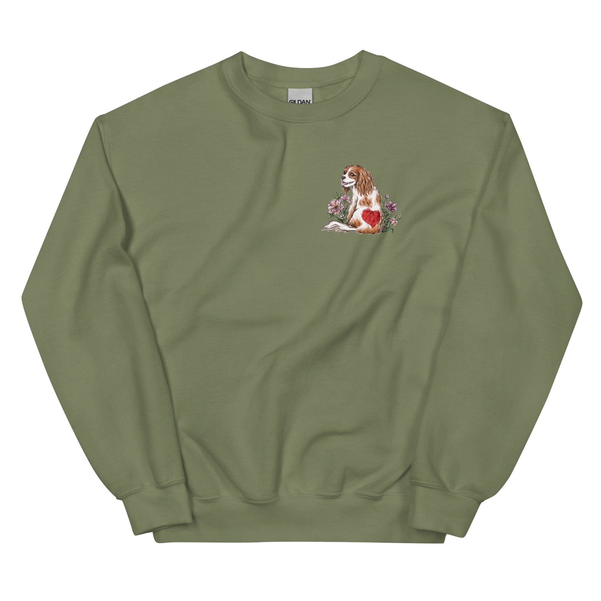 Spring Cavalier King Charles Blenheim Unisex Sweatshirt