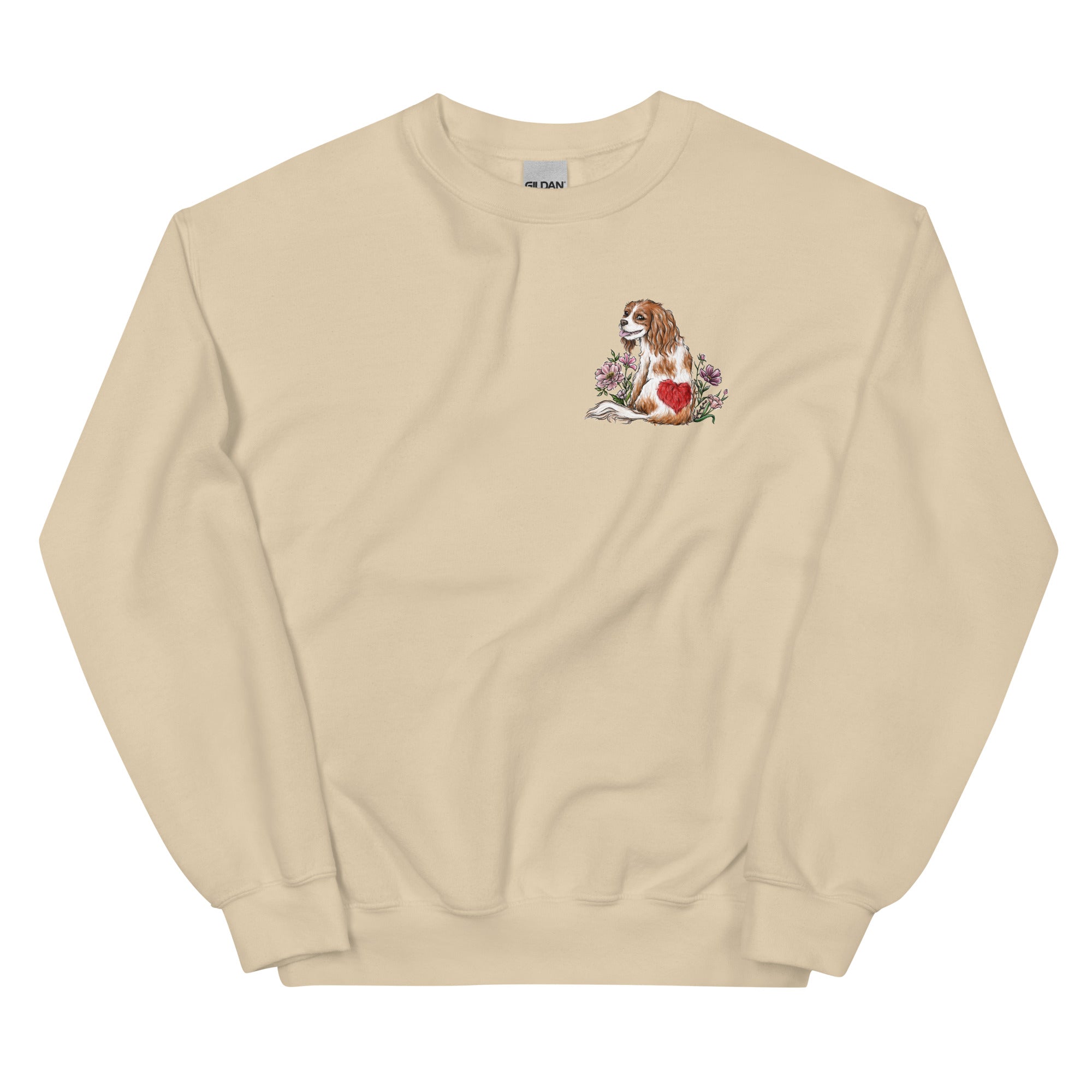 Spring Cavalier King Charles Blenheim Unisex Sweatshirt