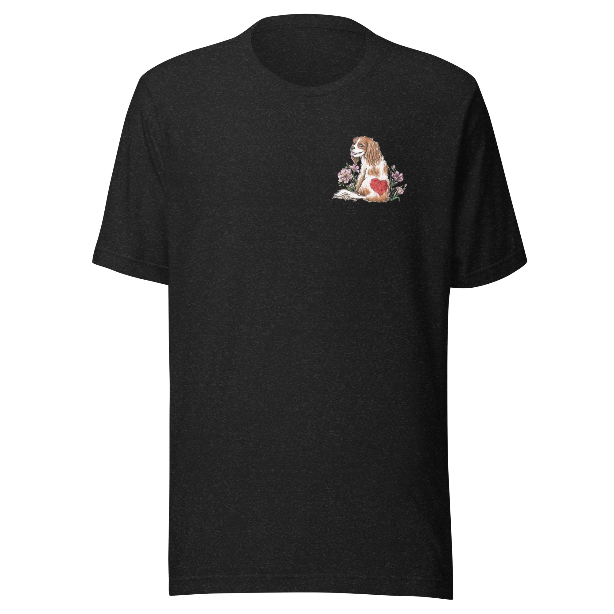 Spring Cavalier King Charles Spaniel Blenheim T-shirt