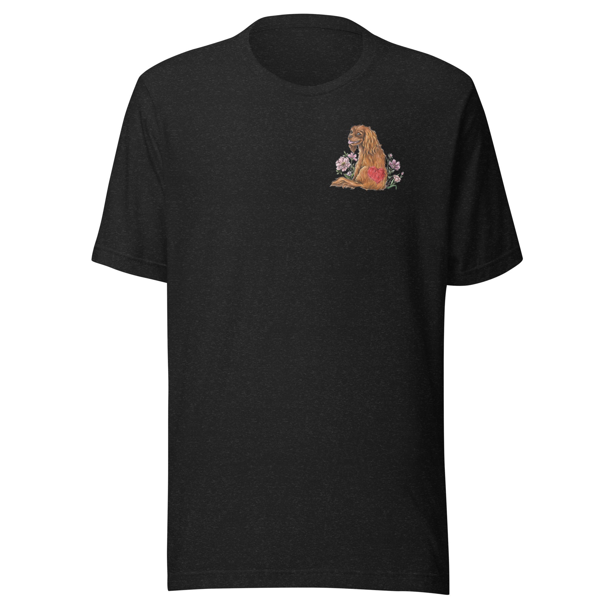 Spring Cavalier King Charles Ruby Unisex T-shirt