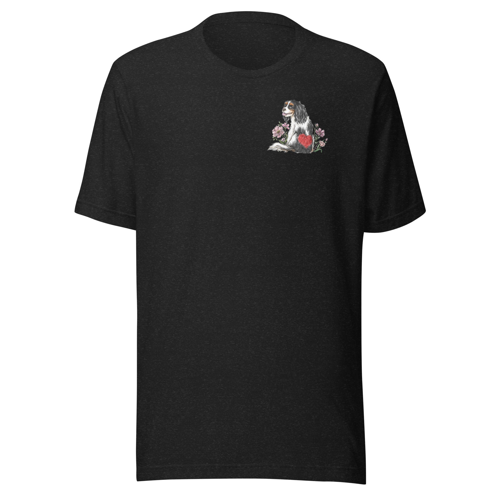 Spring Cavalier King Charles Tricolor Unisex T-shirt