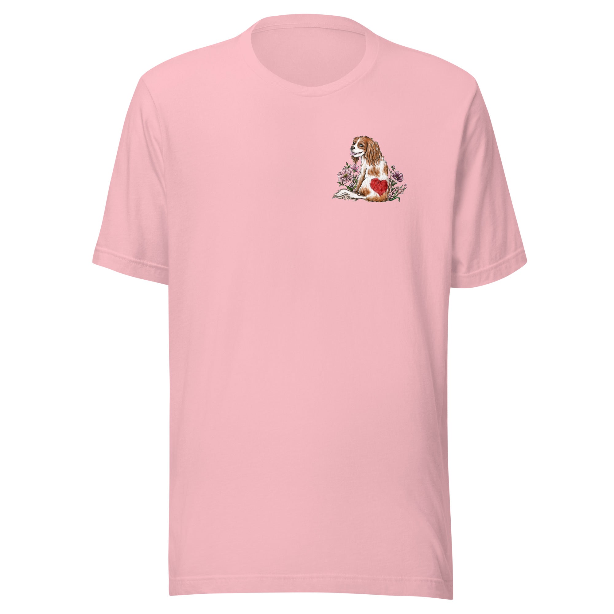 Spring Cavalier King Charles Spaniel Blenheim T-shirt