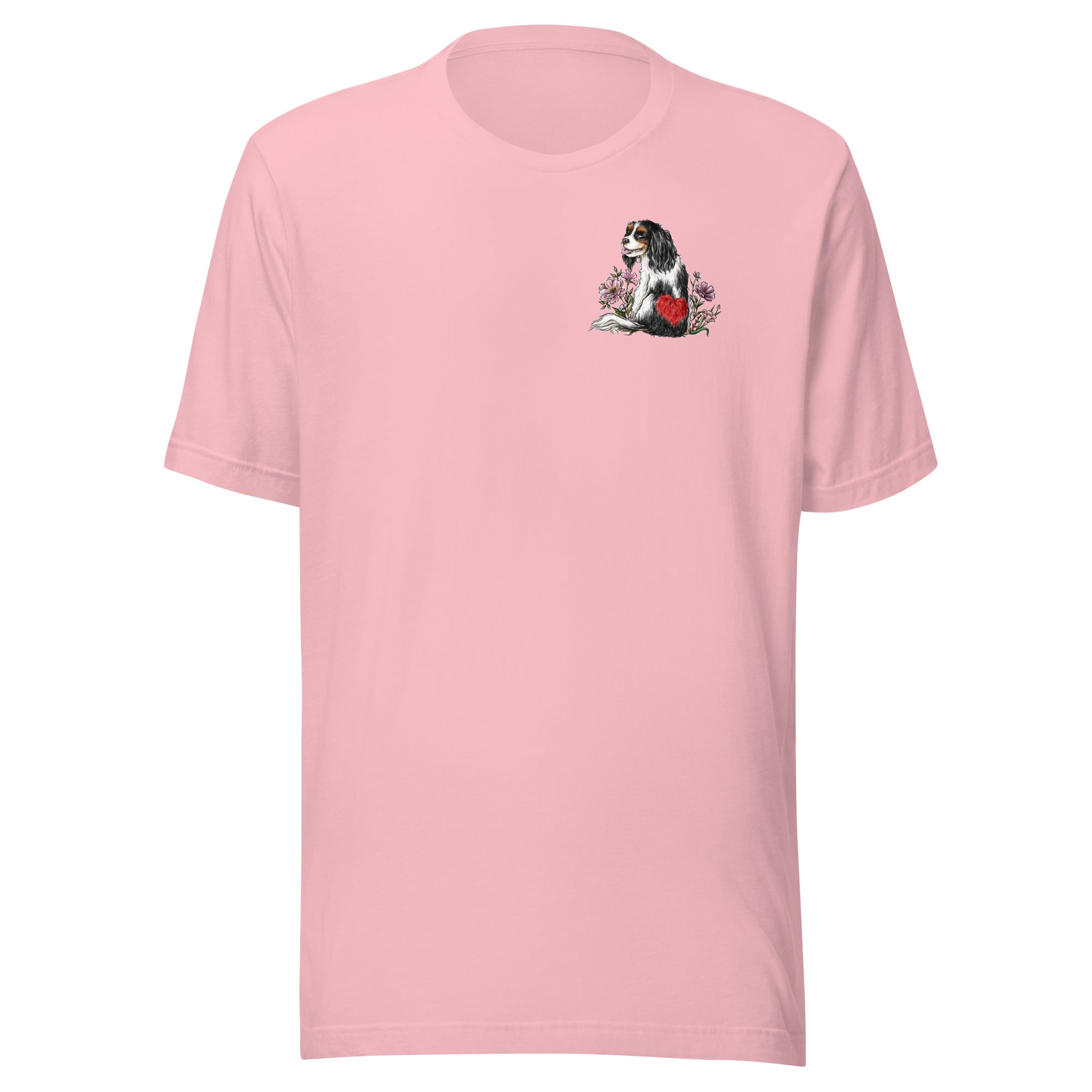 Spring Cavalier King Charles Tricolor Unisex T-shirt
