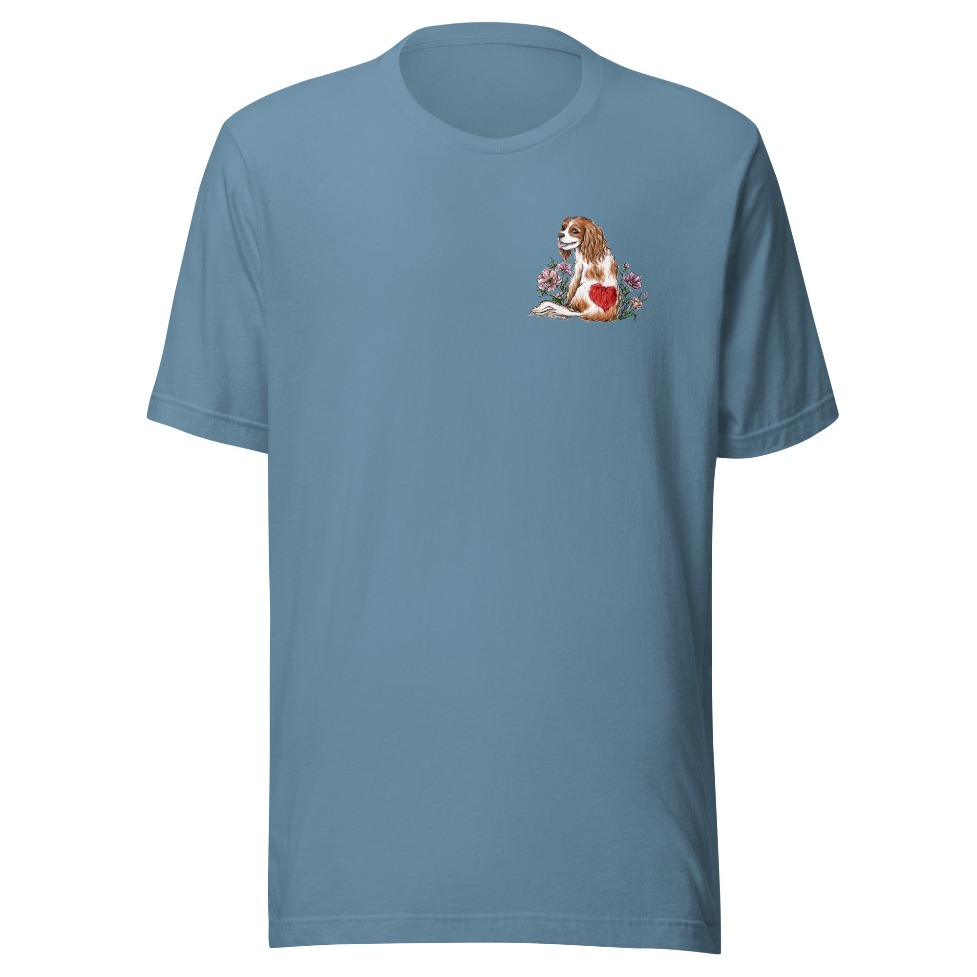 Spring Cavalier King Charles Spaniel Blenheim T-shirt