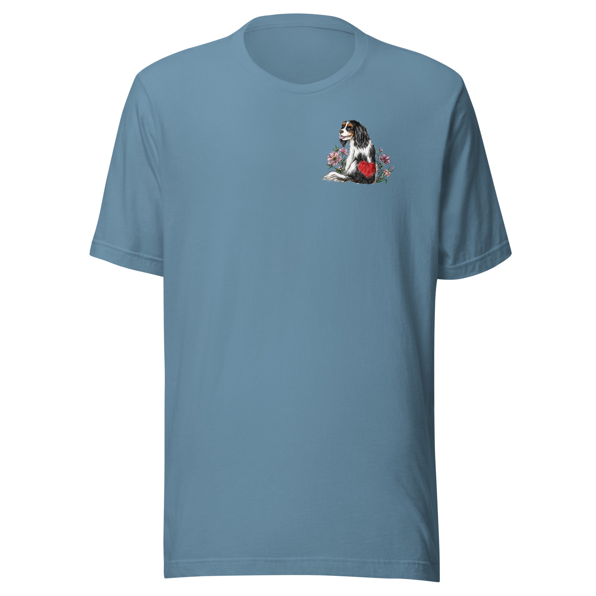 Spring Cavalier King Charles Tricolor Unisex T-shirt