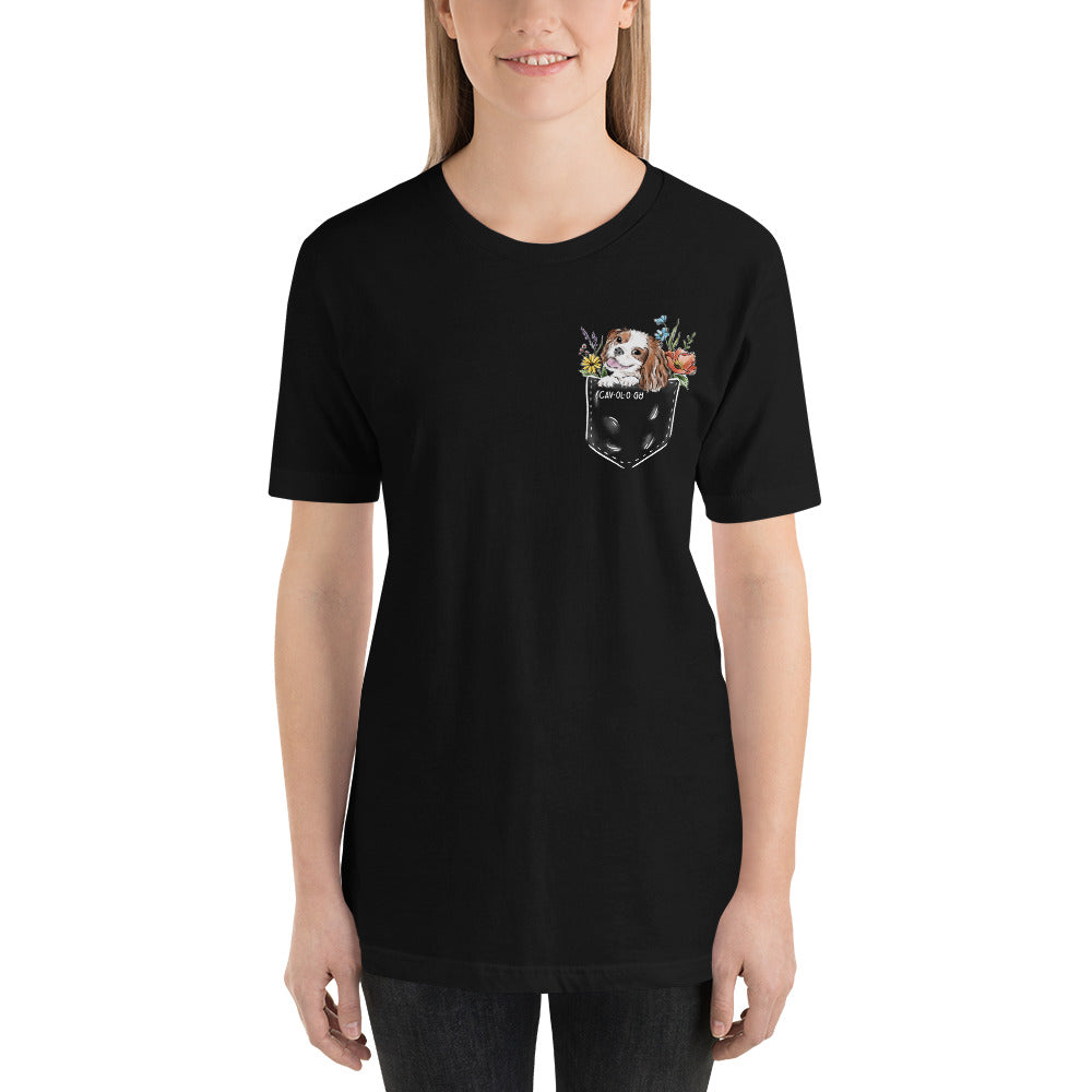 CAV IN POCKET (blenheim) Black T-Shirt