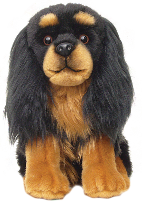 Cavalier King Charles Black & Tan Plush
