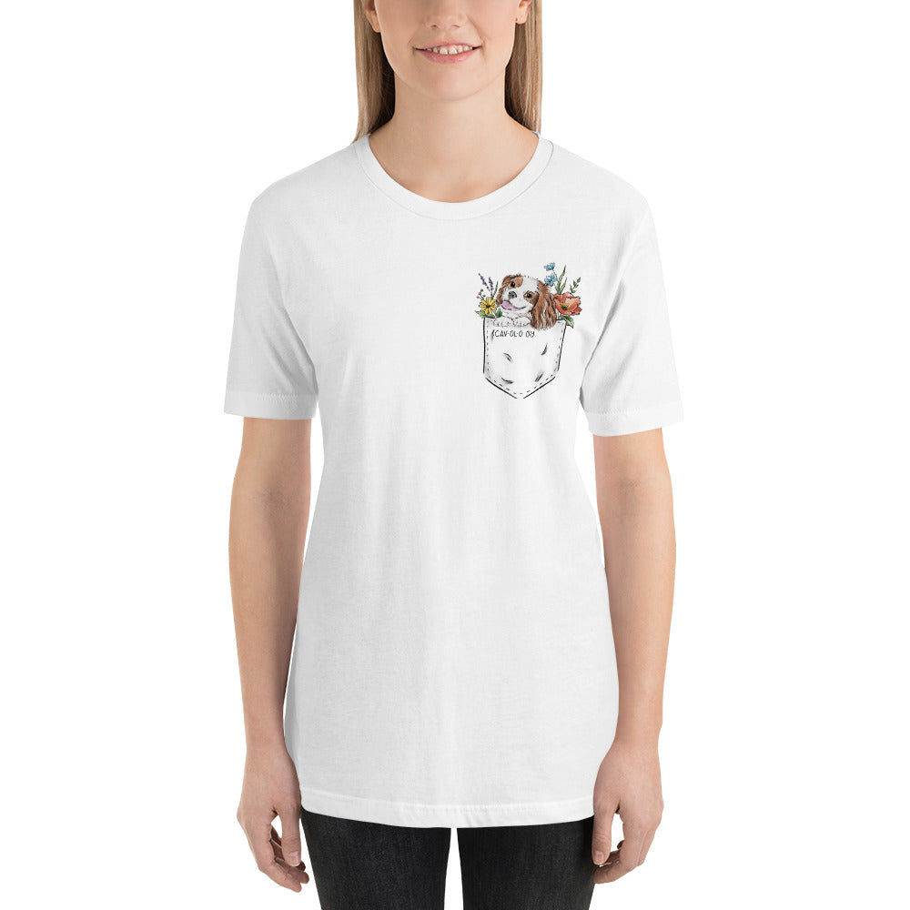 CAV IN POCKET (blenheim) White T-Shirt