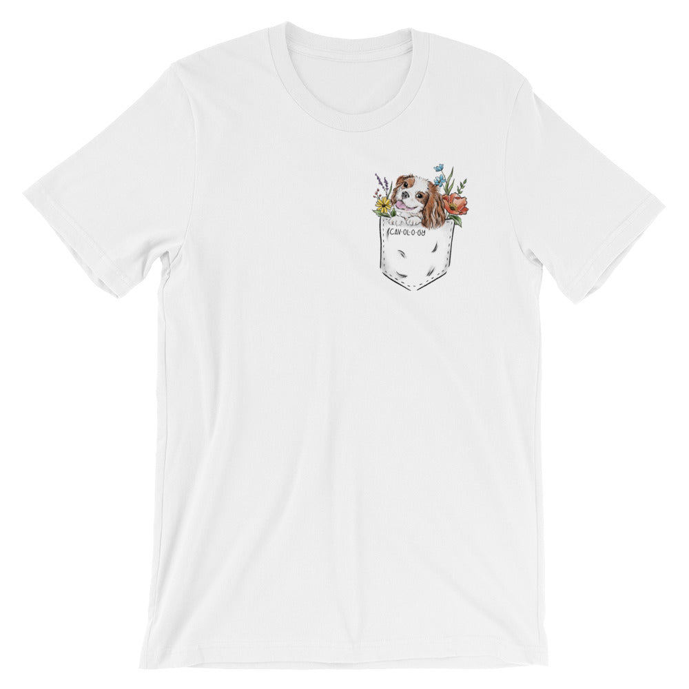 CAV IN POCKET (blenheim) White T-Shirt