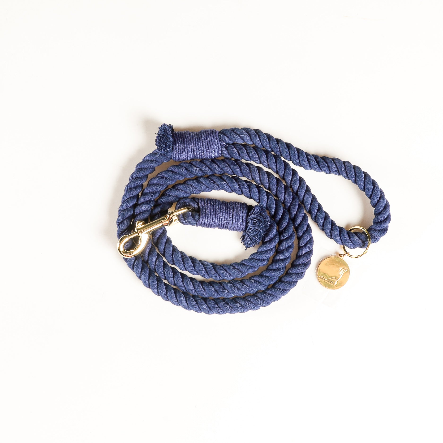 ROPE LEASH - Blue Velvet