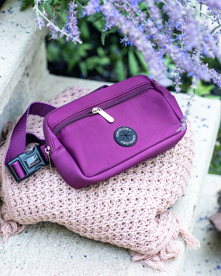 FANNY PACK - PURPLE Tea Rose