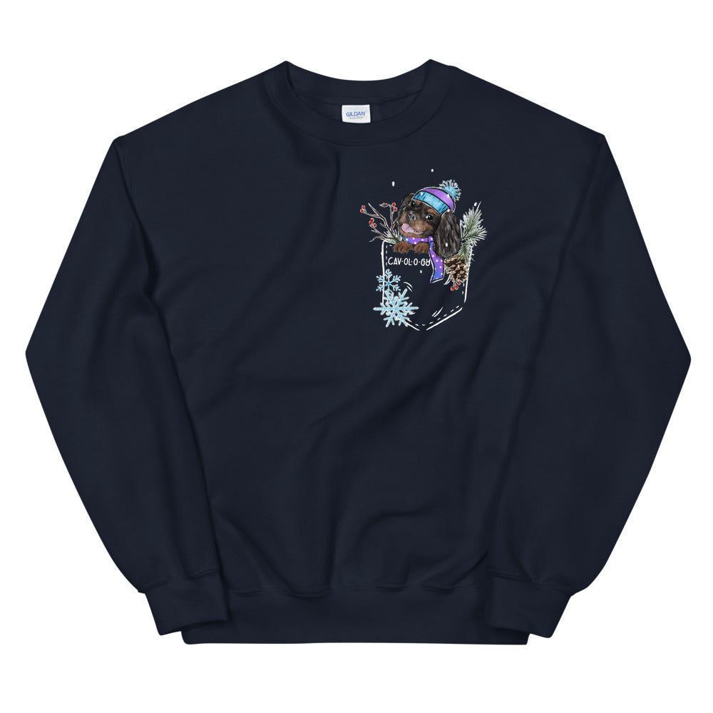 SNOW CAV SWEATSHIRT (black & tan)