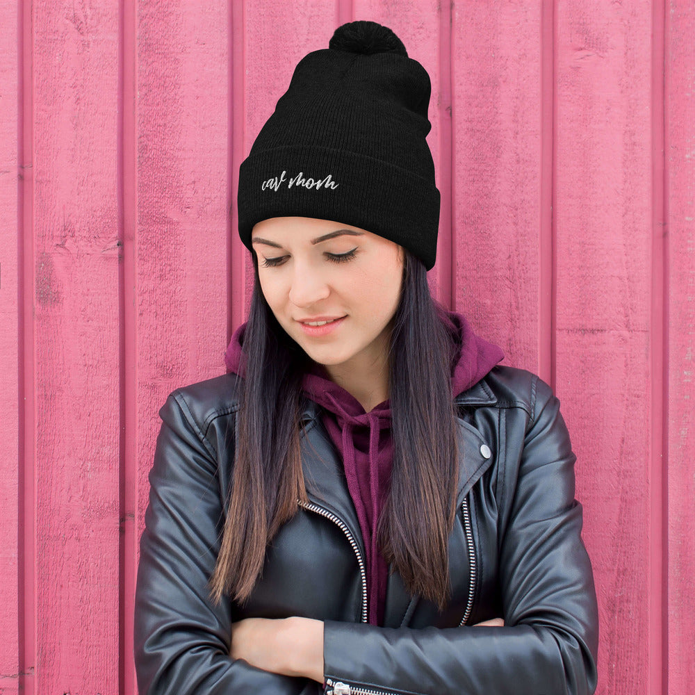 POM POM BEANIE - Cav Mom
