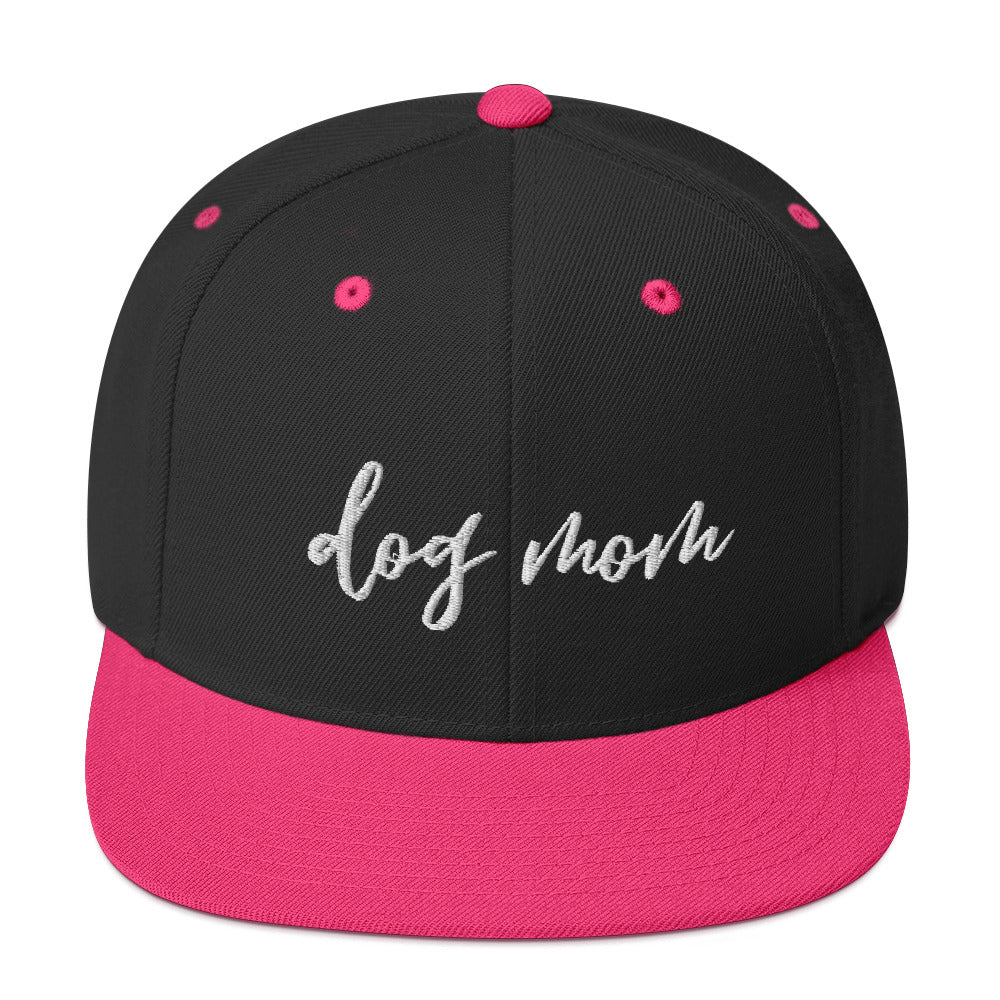 Dog Mom Snapback Hat