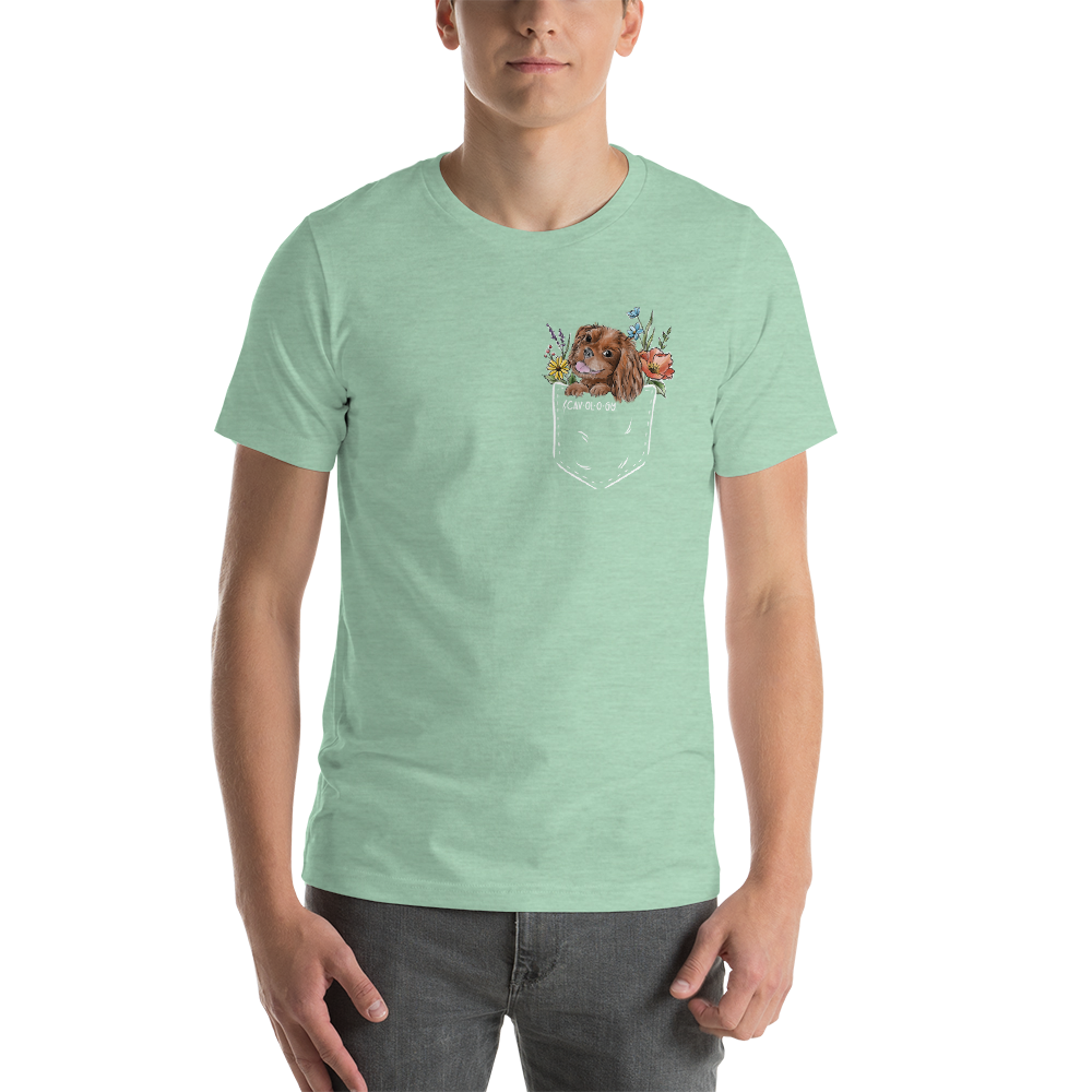 CAV IN POCKET (ruby) PASTEL T-Shirt