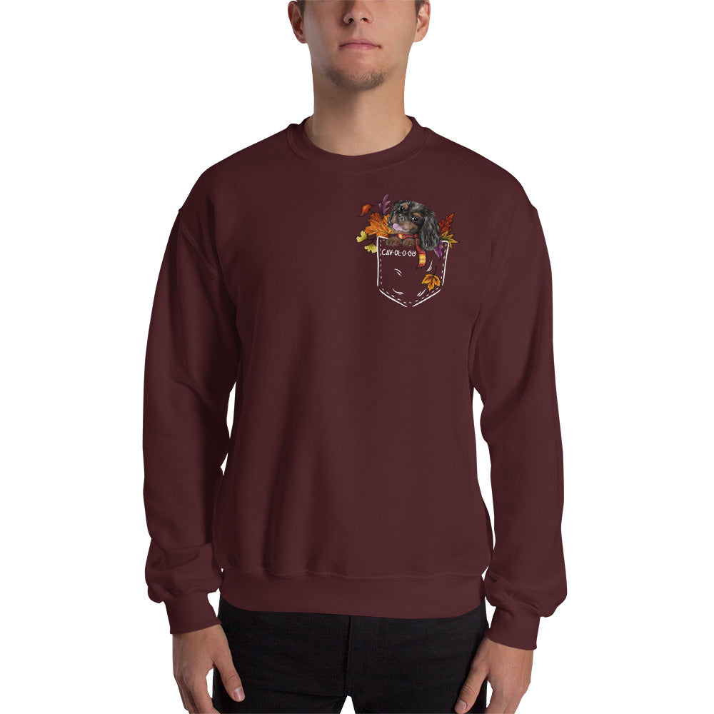 SWEATSHIRT - Fall Black & Tan