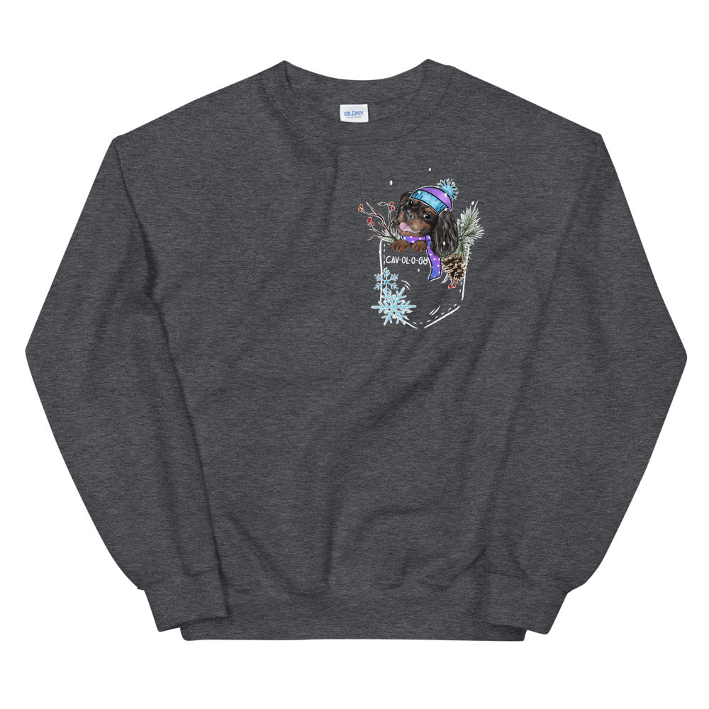 SNOW CAV SWEATSHIRT (black & tan)