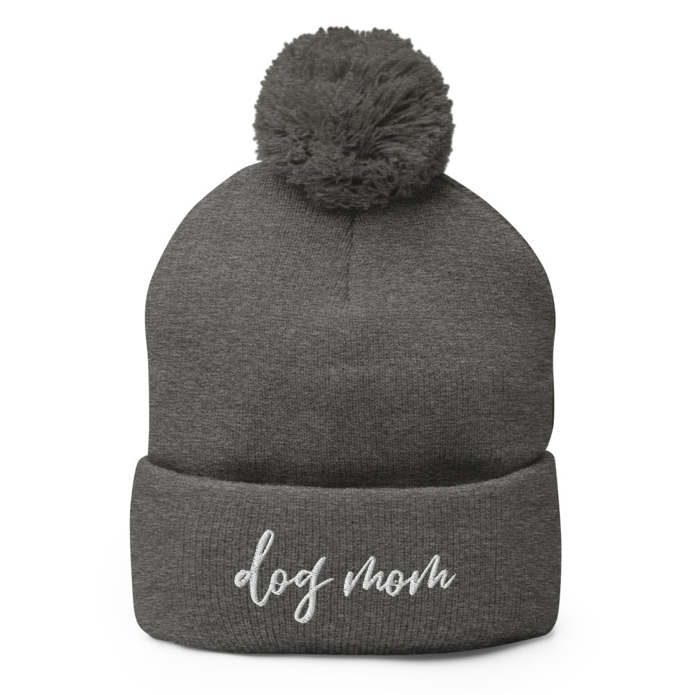 POM POM BEANIE - Dog Mom