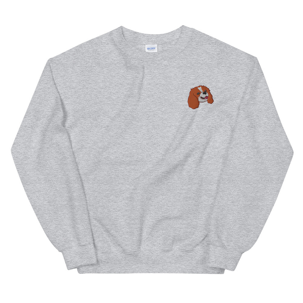 Embroided Cavalier (blenheim) Unisex Sweatshirt