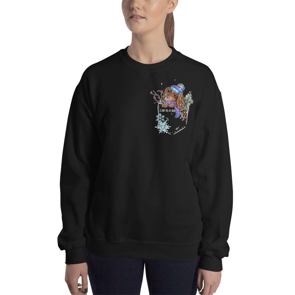 SNOW CAV SWEATSHIRT (ruby)