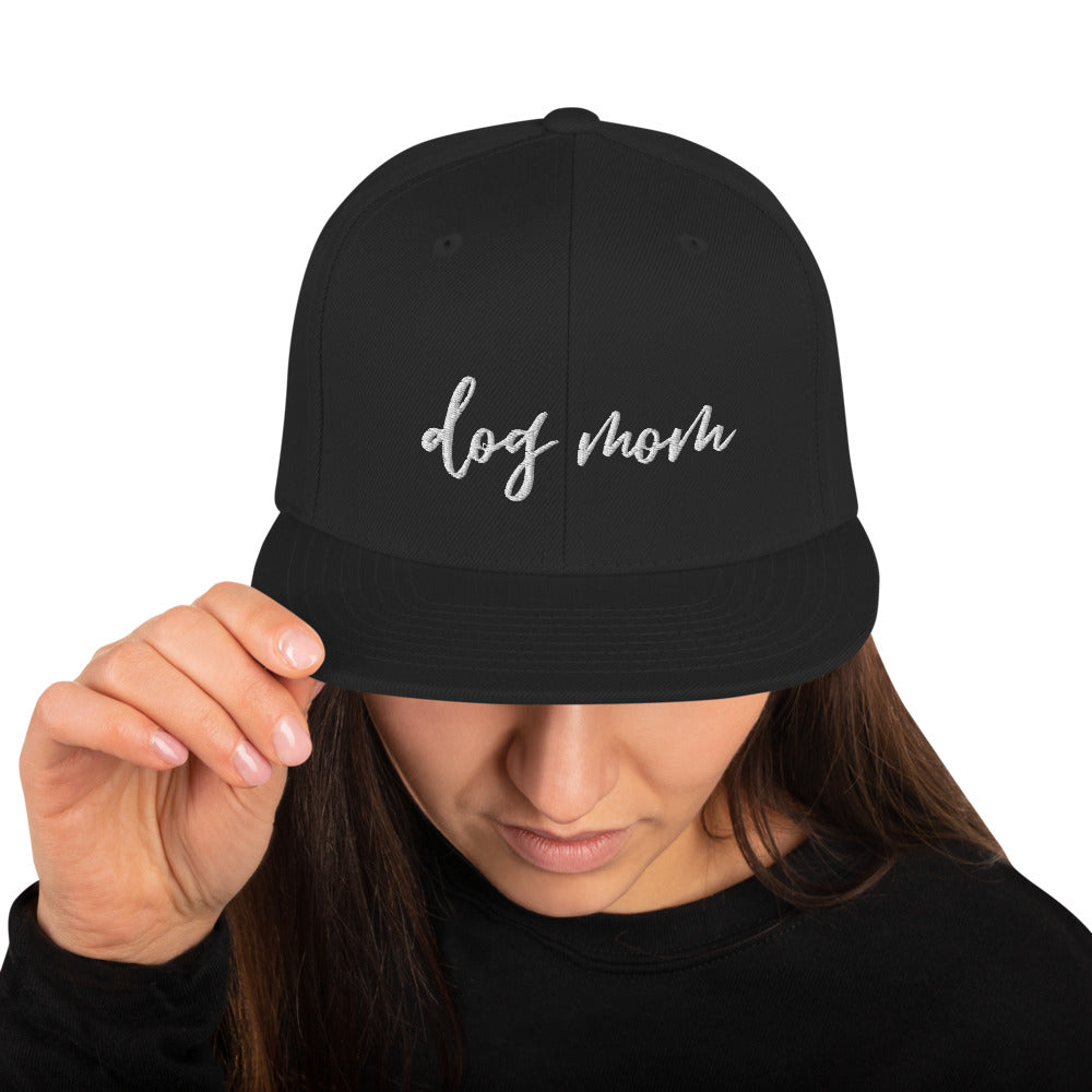 Dog Mom Snapback Hat