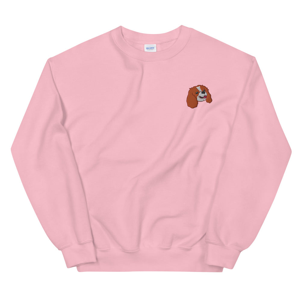 Embroided Cavalier (blenheim) Unisex Sweatshirt