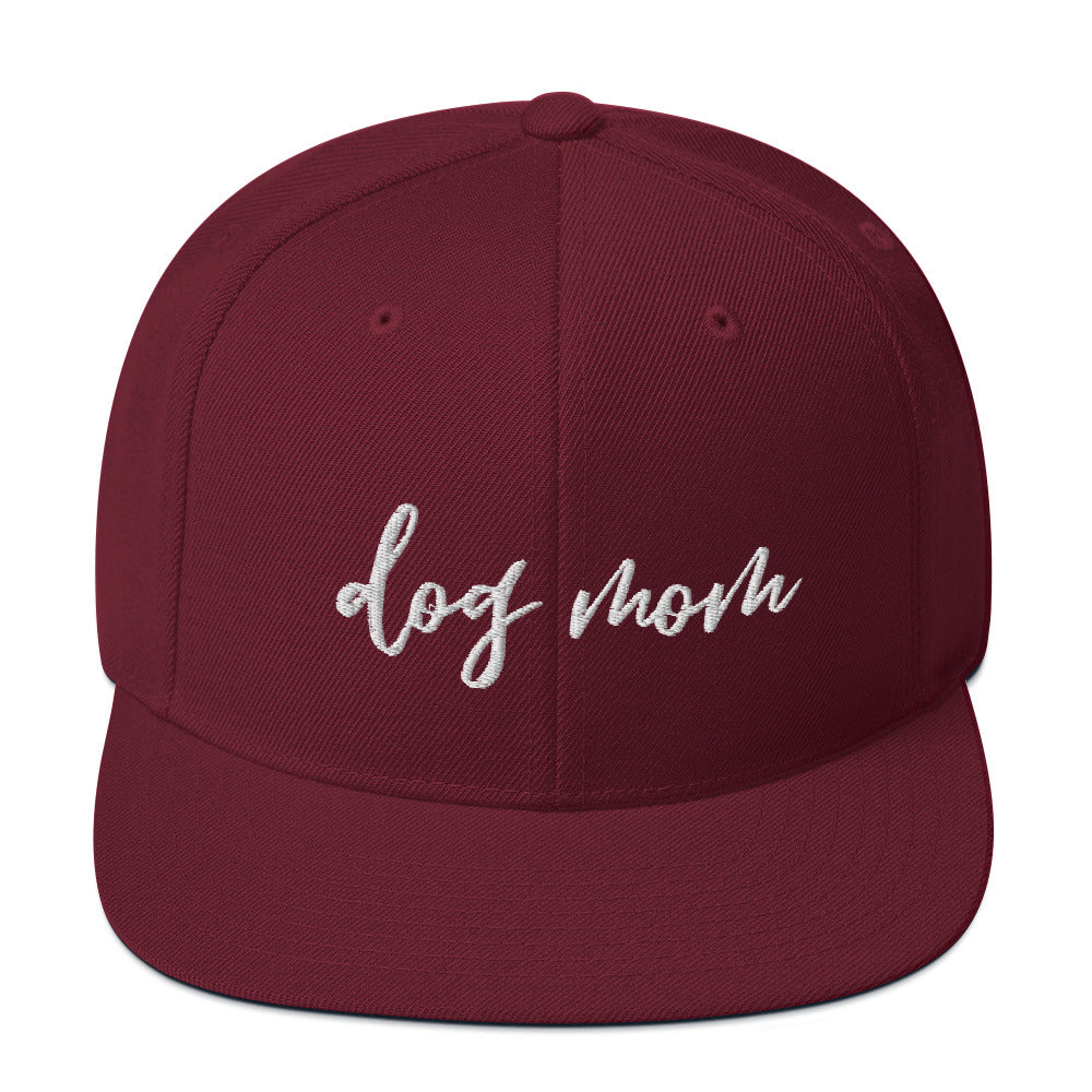 Dog Mom Snapback Hat