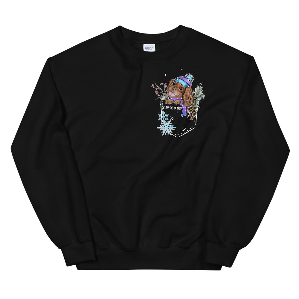 SNOW CAV SWEATSHIRT (ruby)