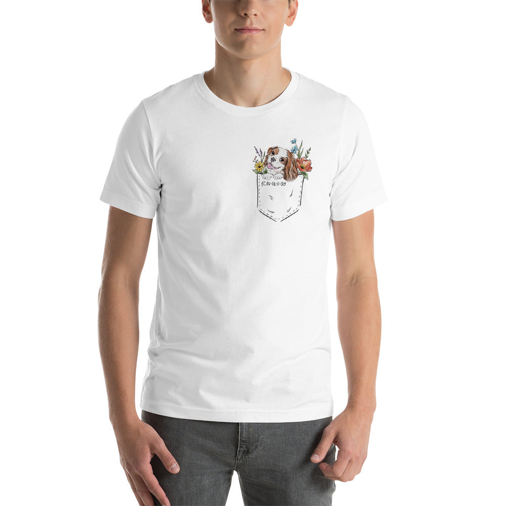 CAV IN POCKET (blenheim) White T-Shirt