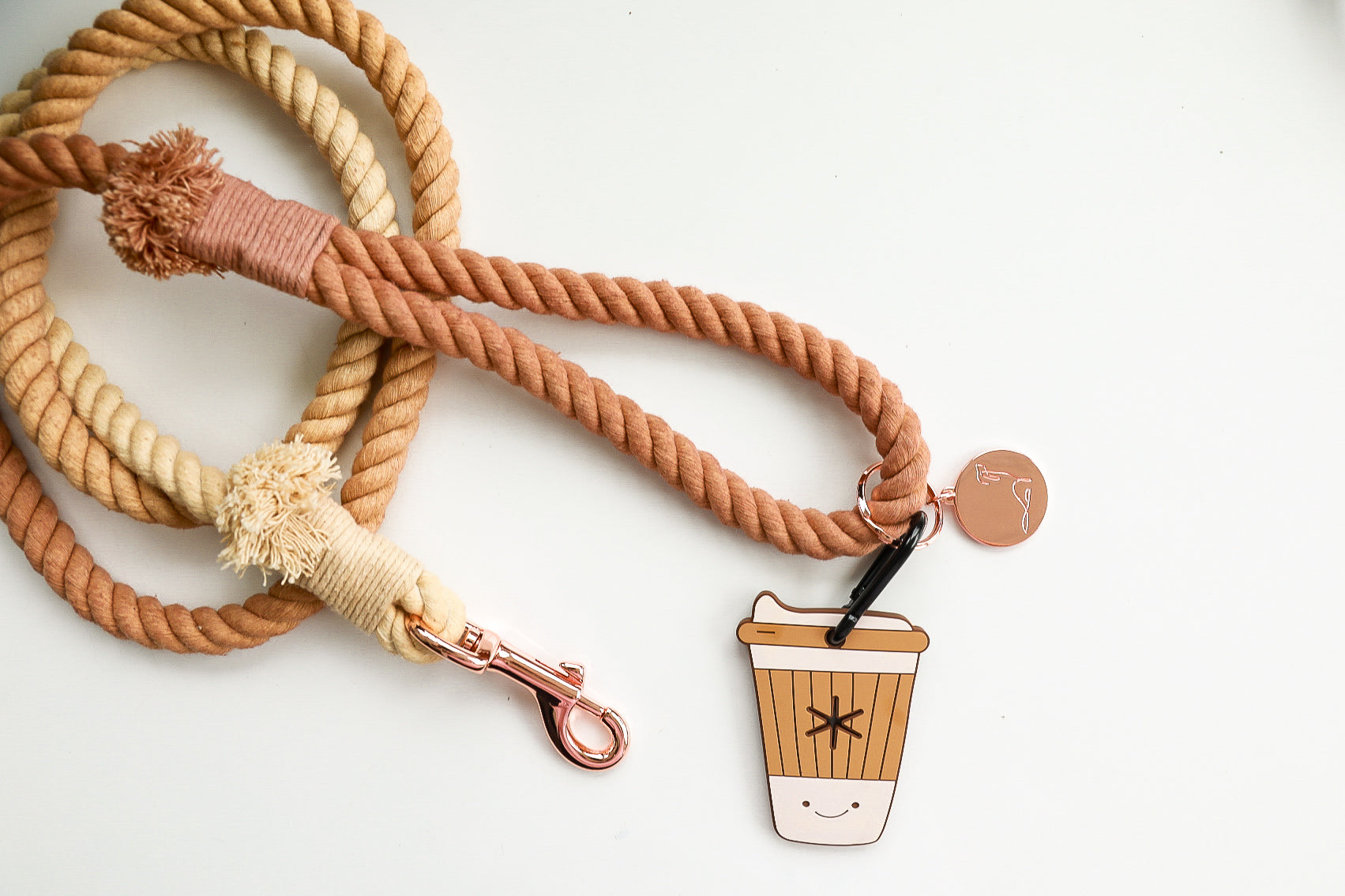 ROPE LEASH - OMBRE Chai Latte