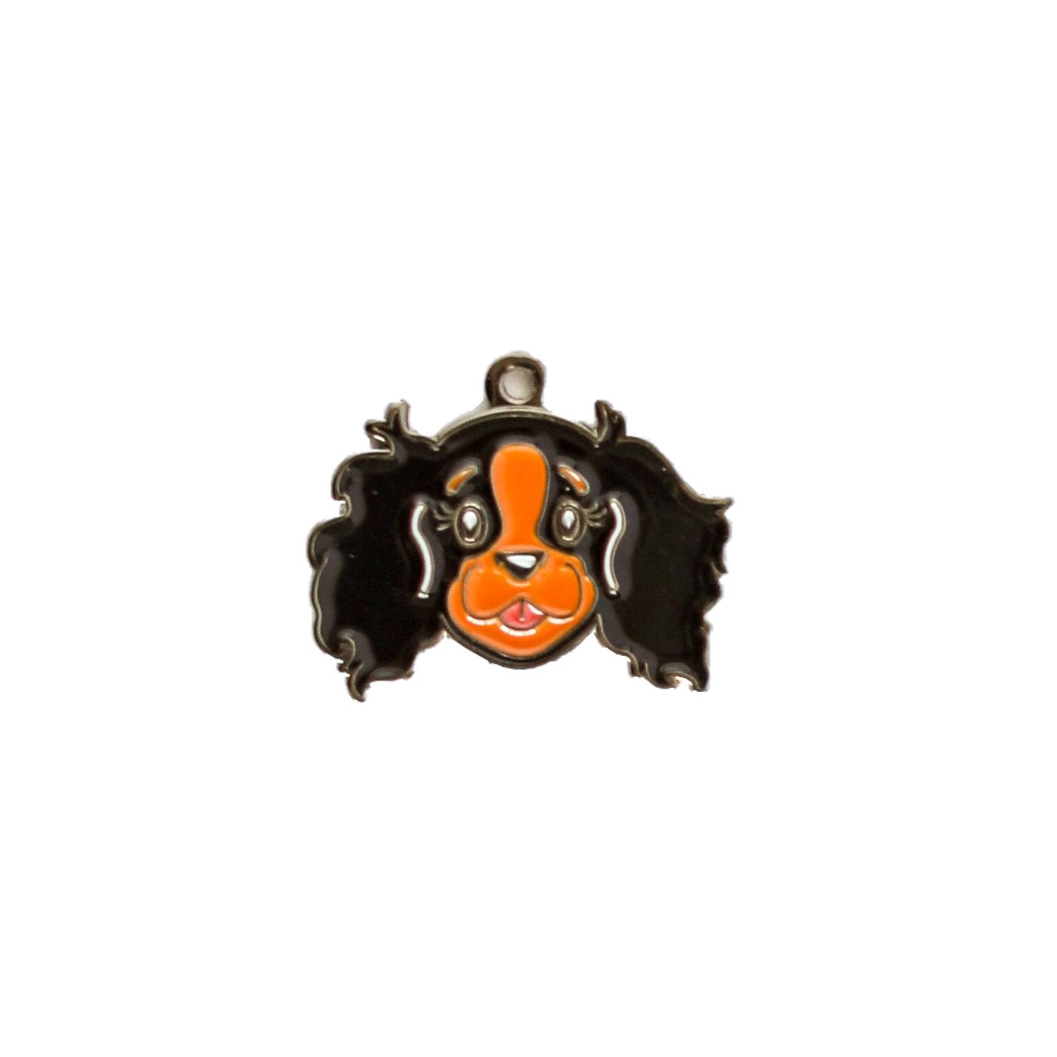 Cavalier King Charles face charm | BLACK & TAN