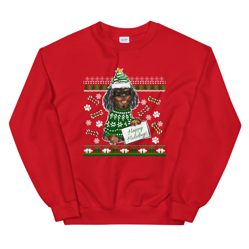 UGLY CHRISTMAS SWEATER (black & tan)