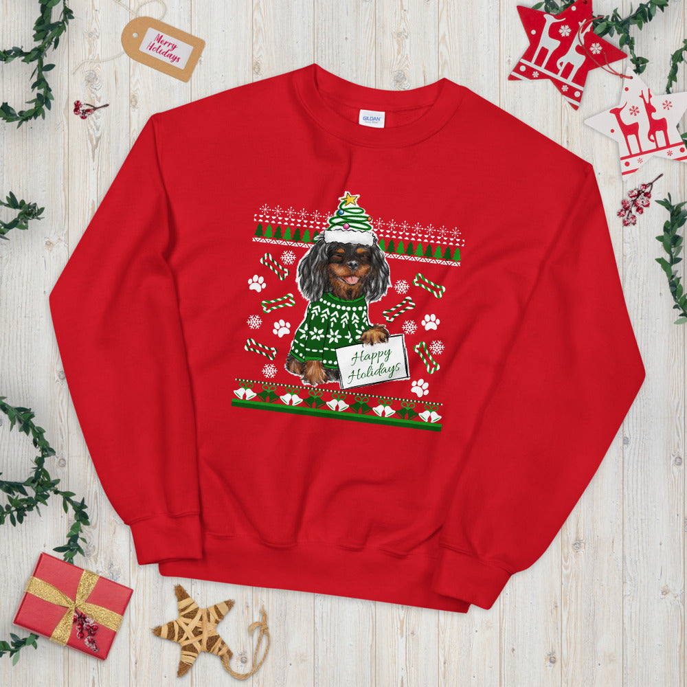 UGLY CHRISTMAS SWEATER (black & tan)